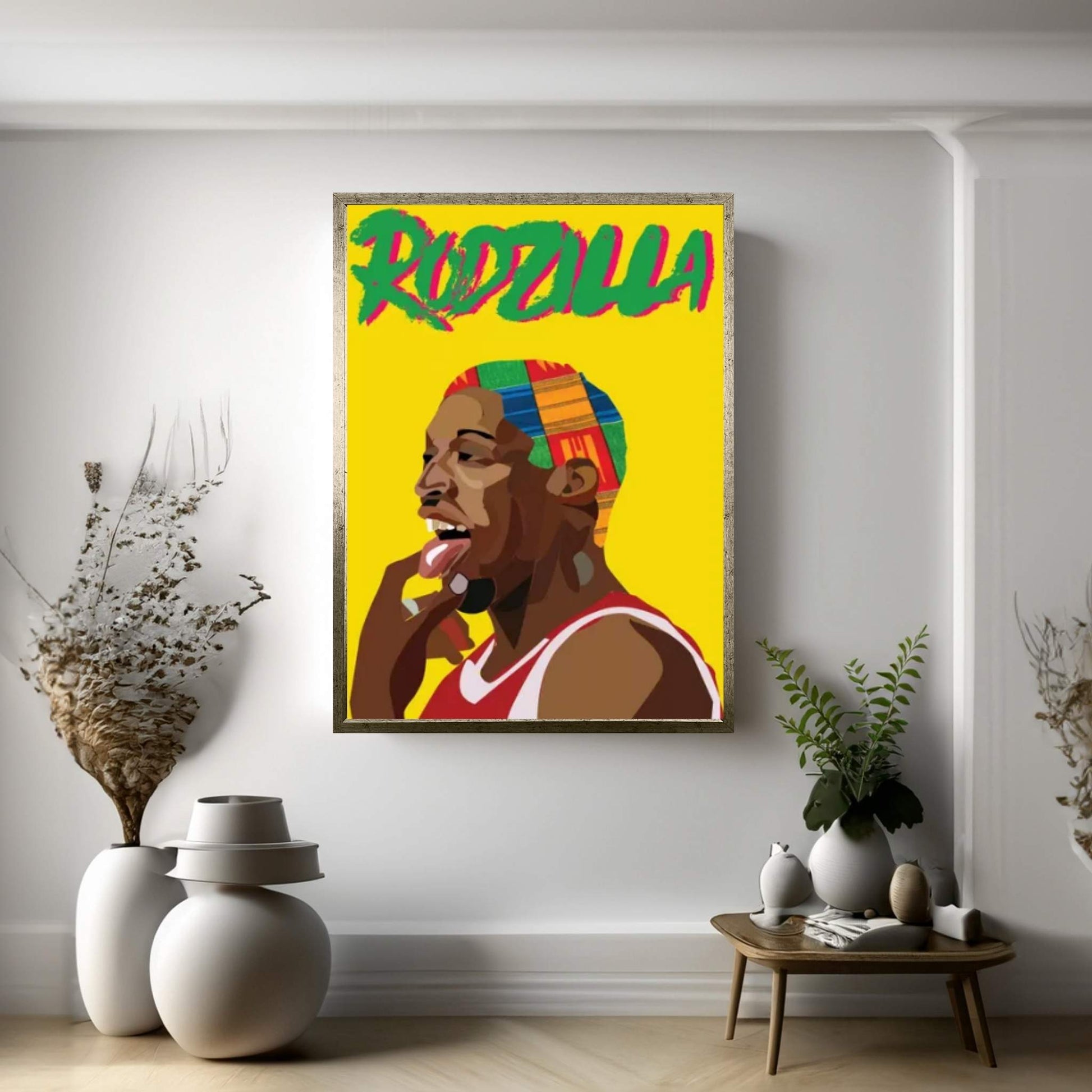 Rodzilla II Canvas Wall Art - Y Canvas