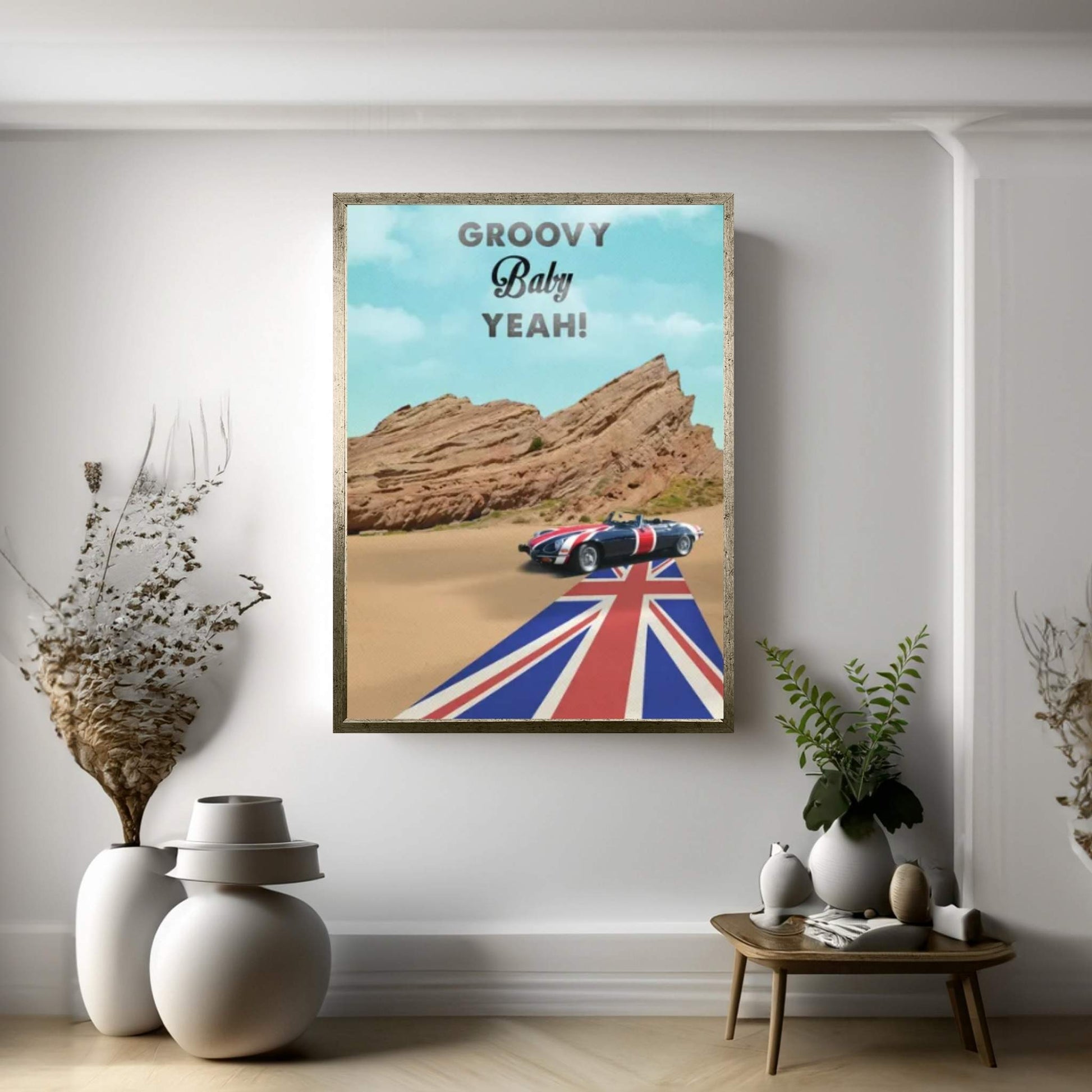 Austin Powers Travel Movie Art Canvas Wall Art - Y Canvas
