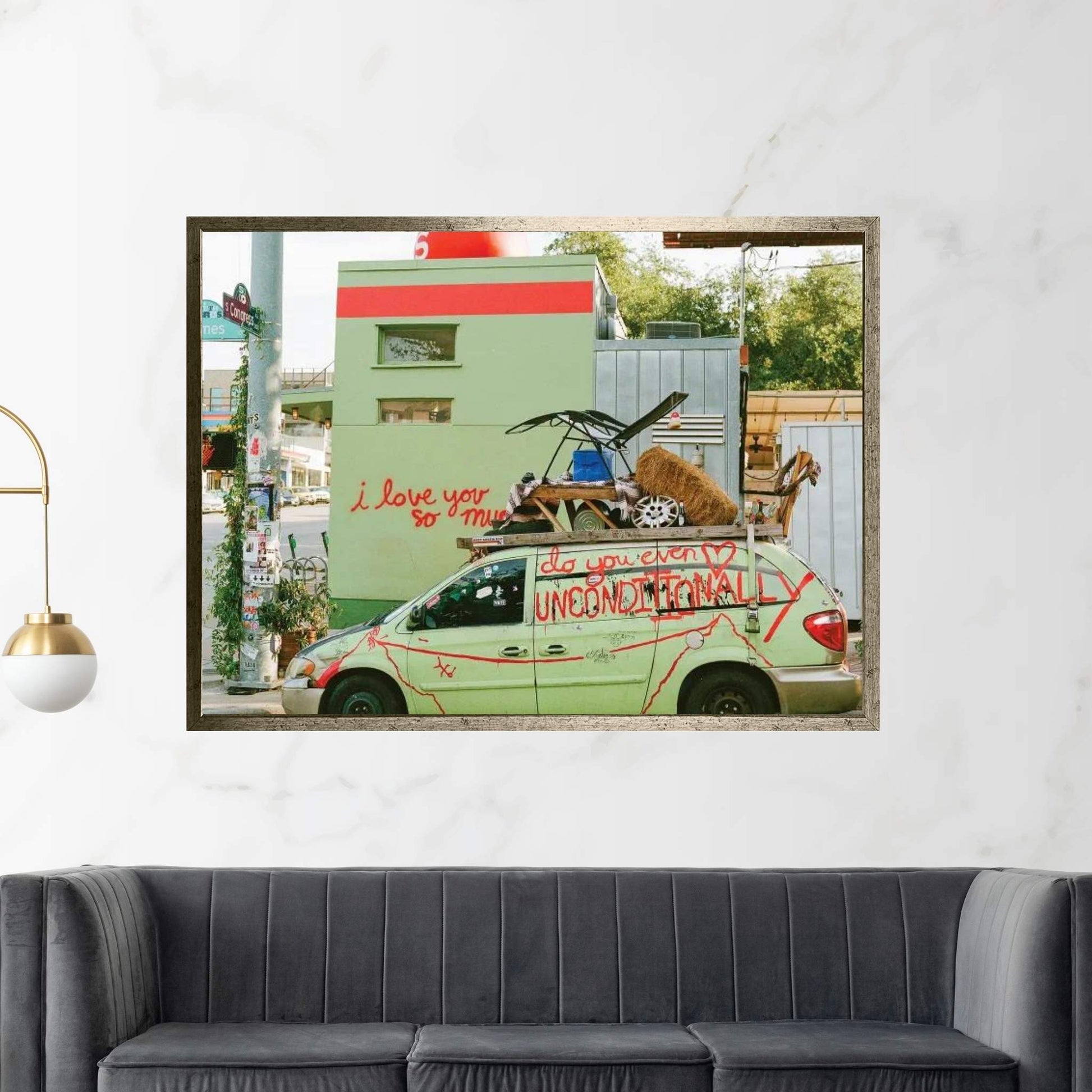 I Love You Austin On Film Canvas Wall Art - Y Canvas