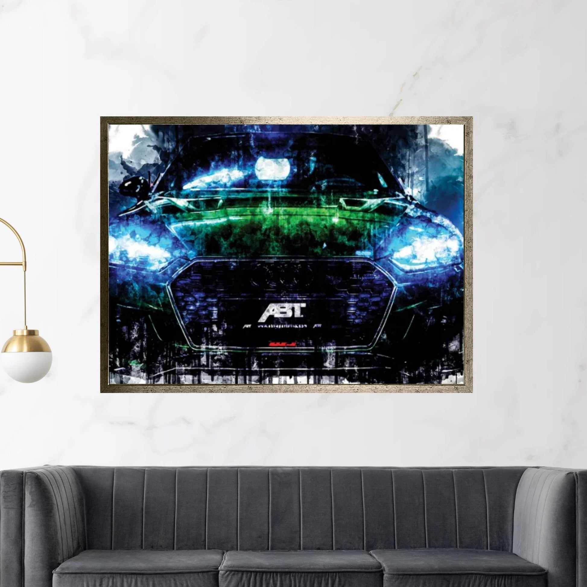 Car 2018 ABT Audi RS5 R Coupe Canvas Wall Art - Y Canvas