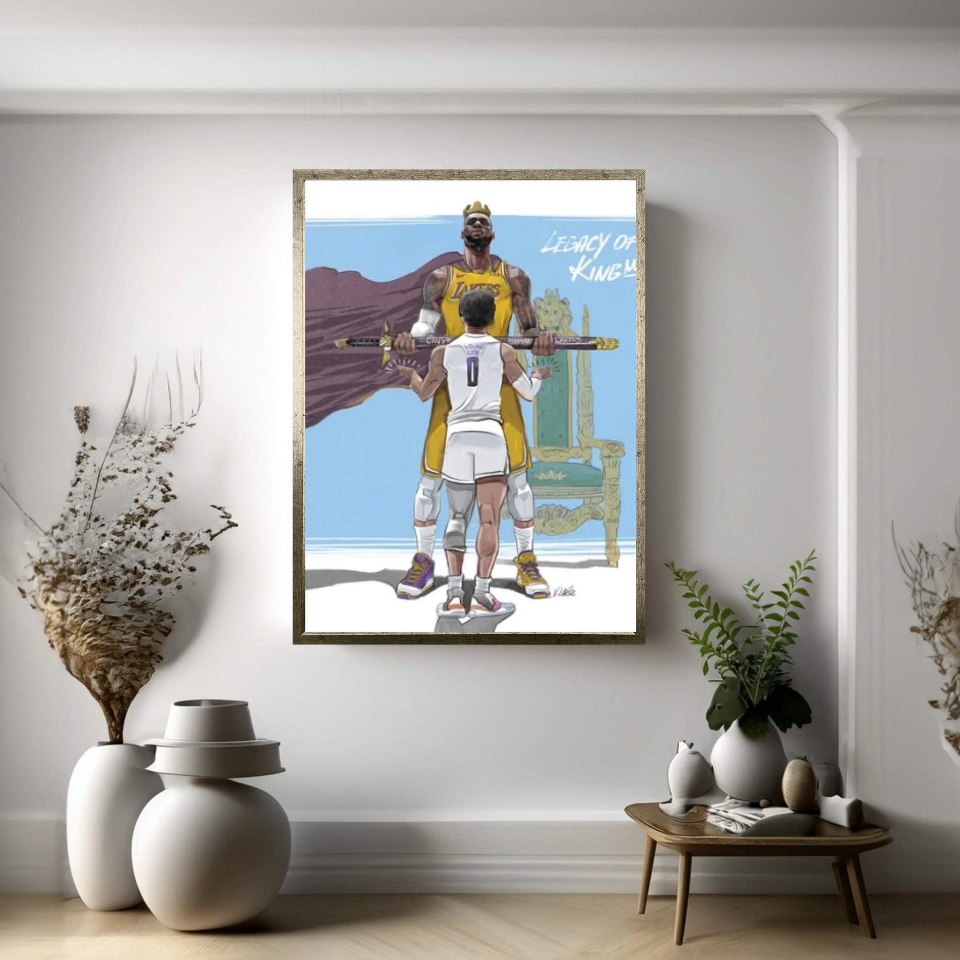 Legacy Of The King Canvas Wall Art - Y Canvas