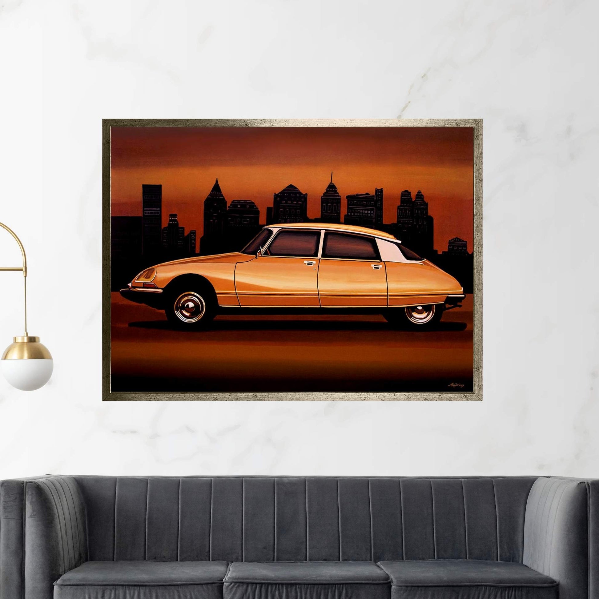 Citroen DS 1955 Canvas Wall Art - Y Canvas