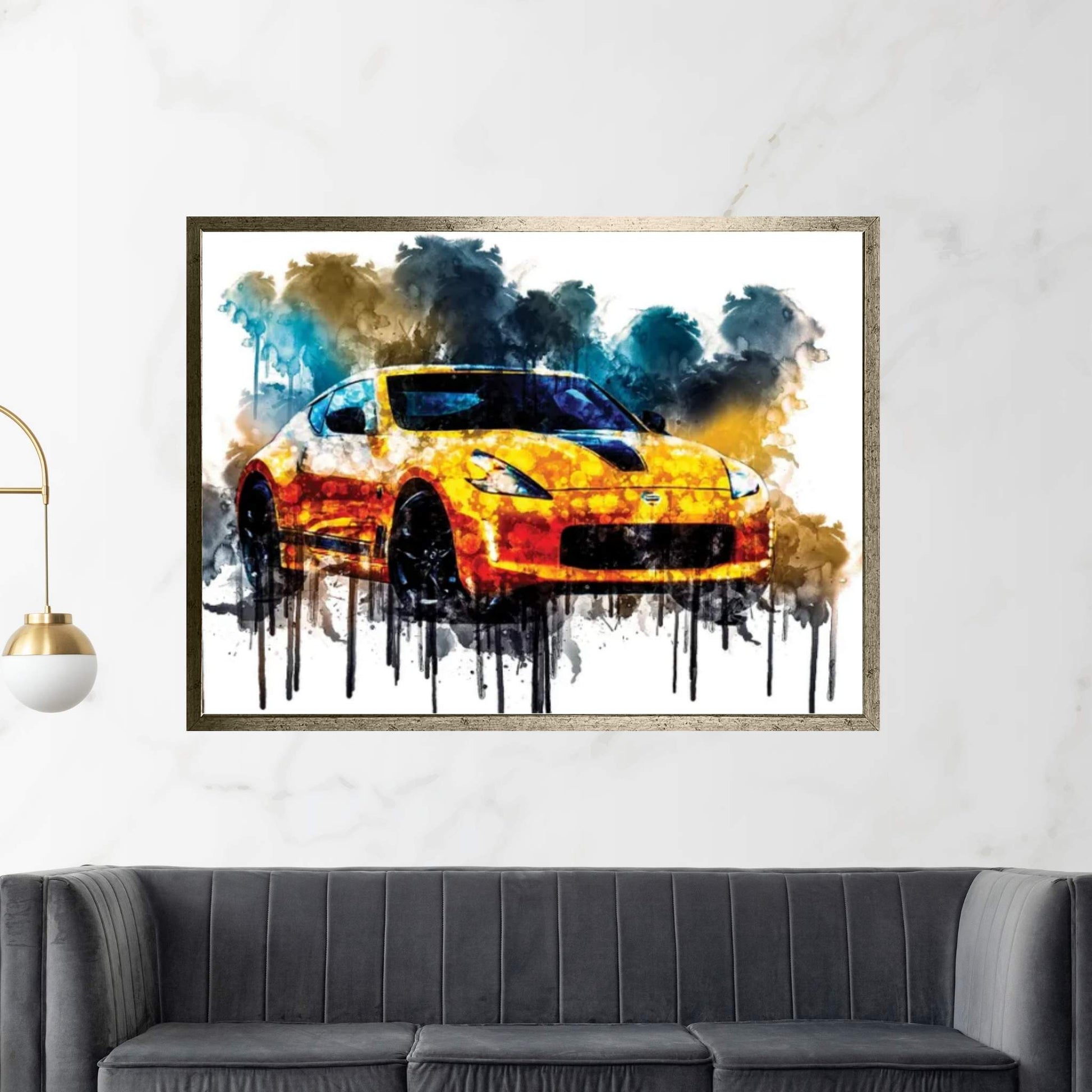 Car 2018 Nissan 370Z Heritage Edition Canvas Wall Art - Y Canvas