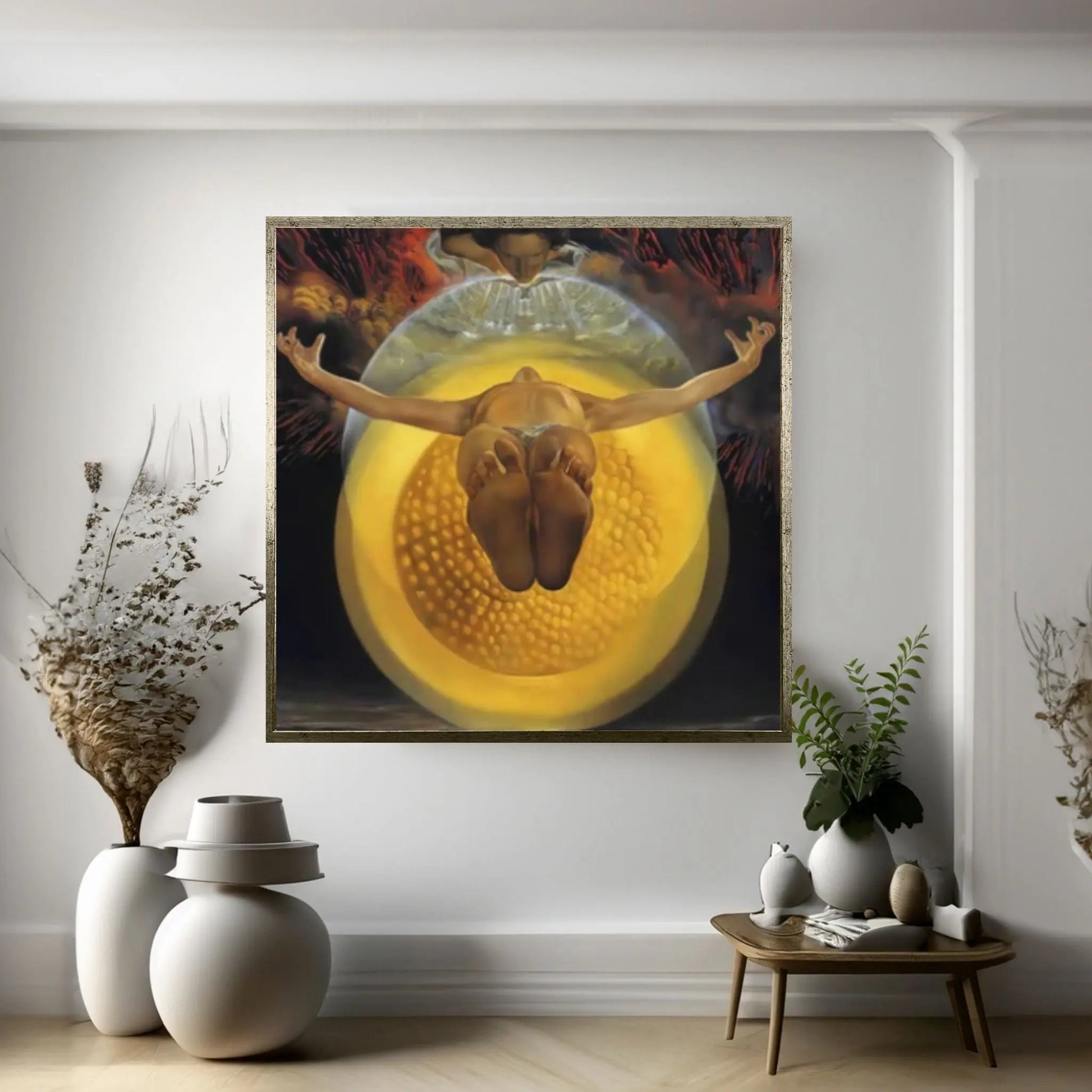 Salvador Dali - Canvas Wall Art Print, Salvador Dali Exhibition 1947 Poster - Surrealism Wall Art - Y Canvas