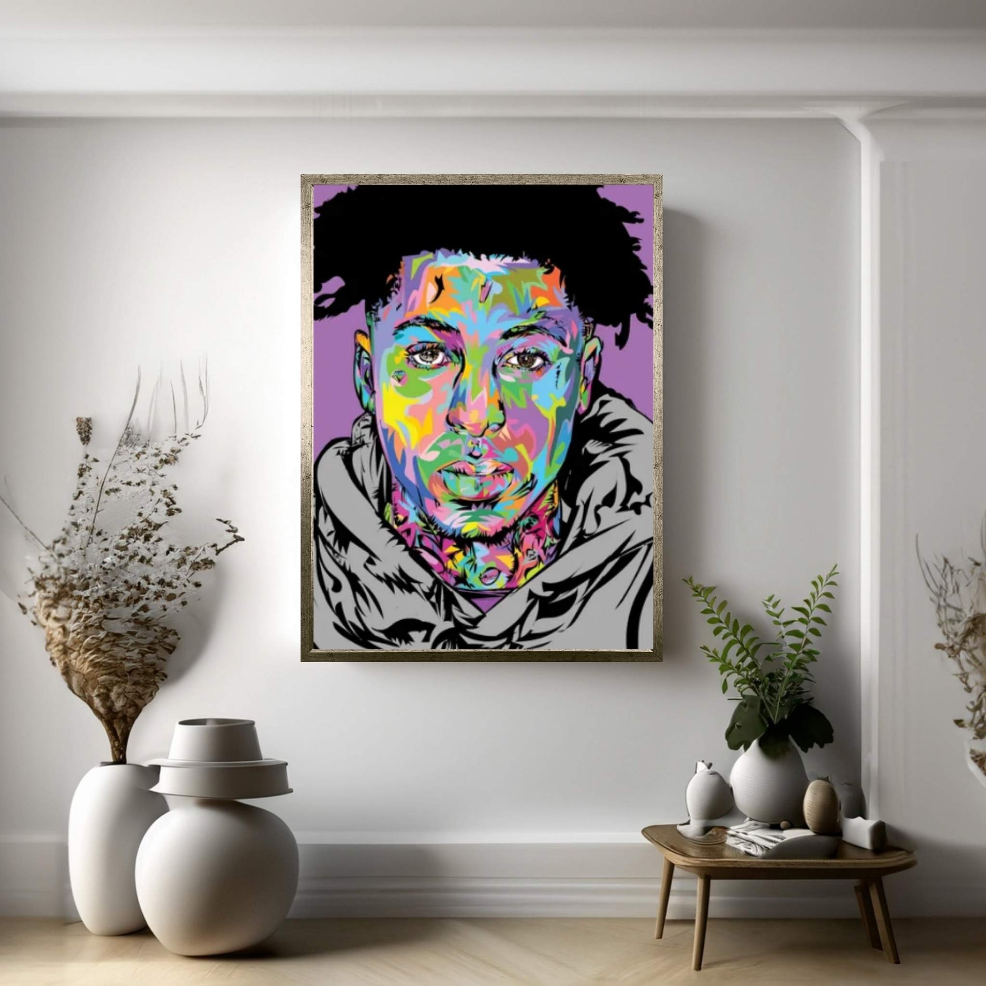 NBA Young Boy 2023 Canvas Wall Art - Y Canvas