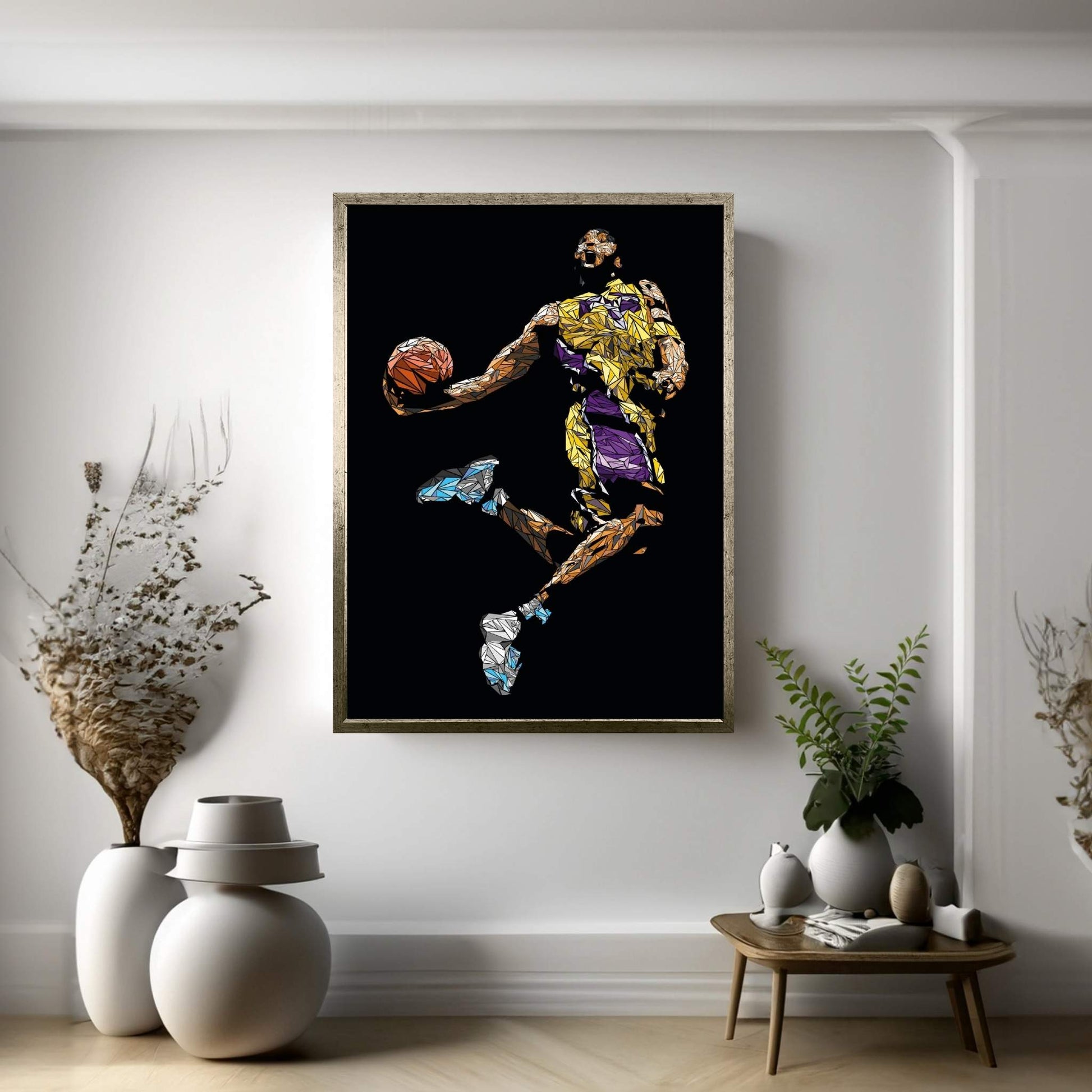 Kobe Canvas Wall Art - Y Canvas