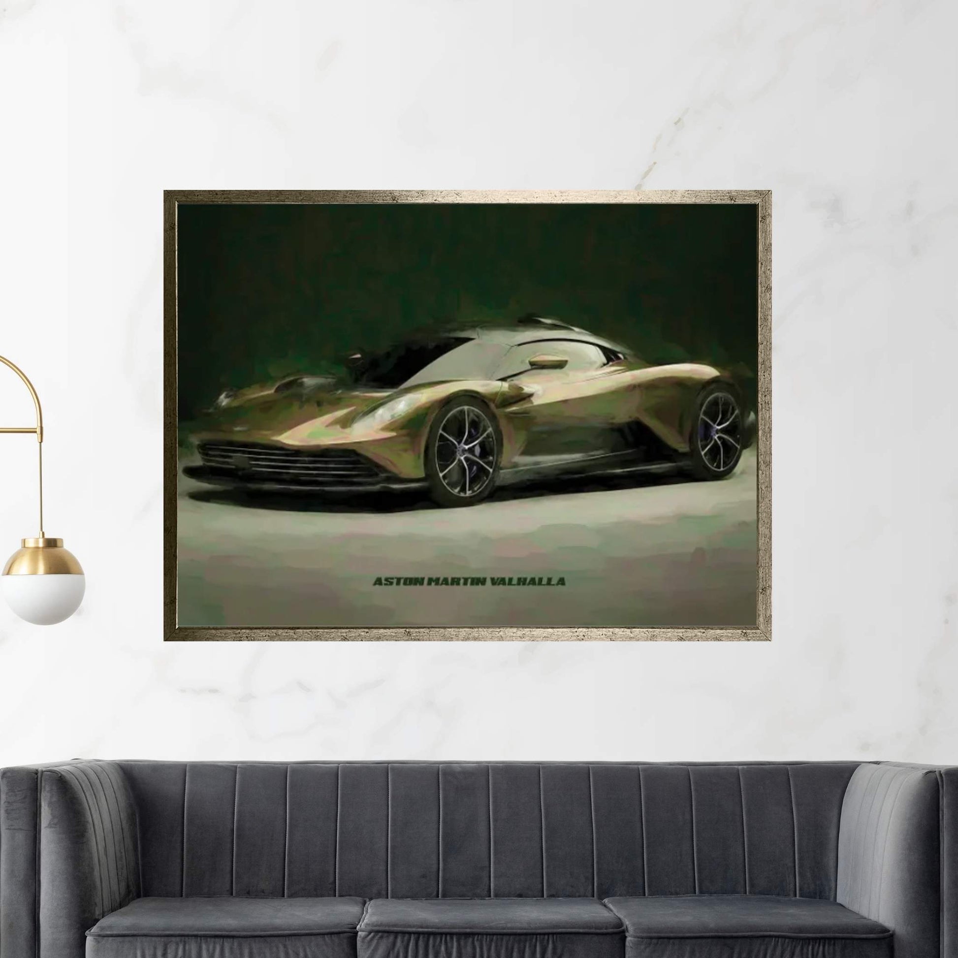 Aston Martin Valhalla Canvas Wall Art - Y Canvas