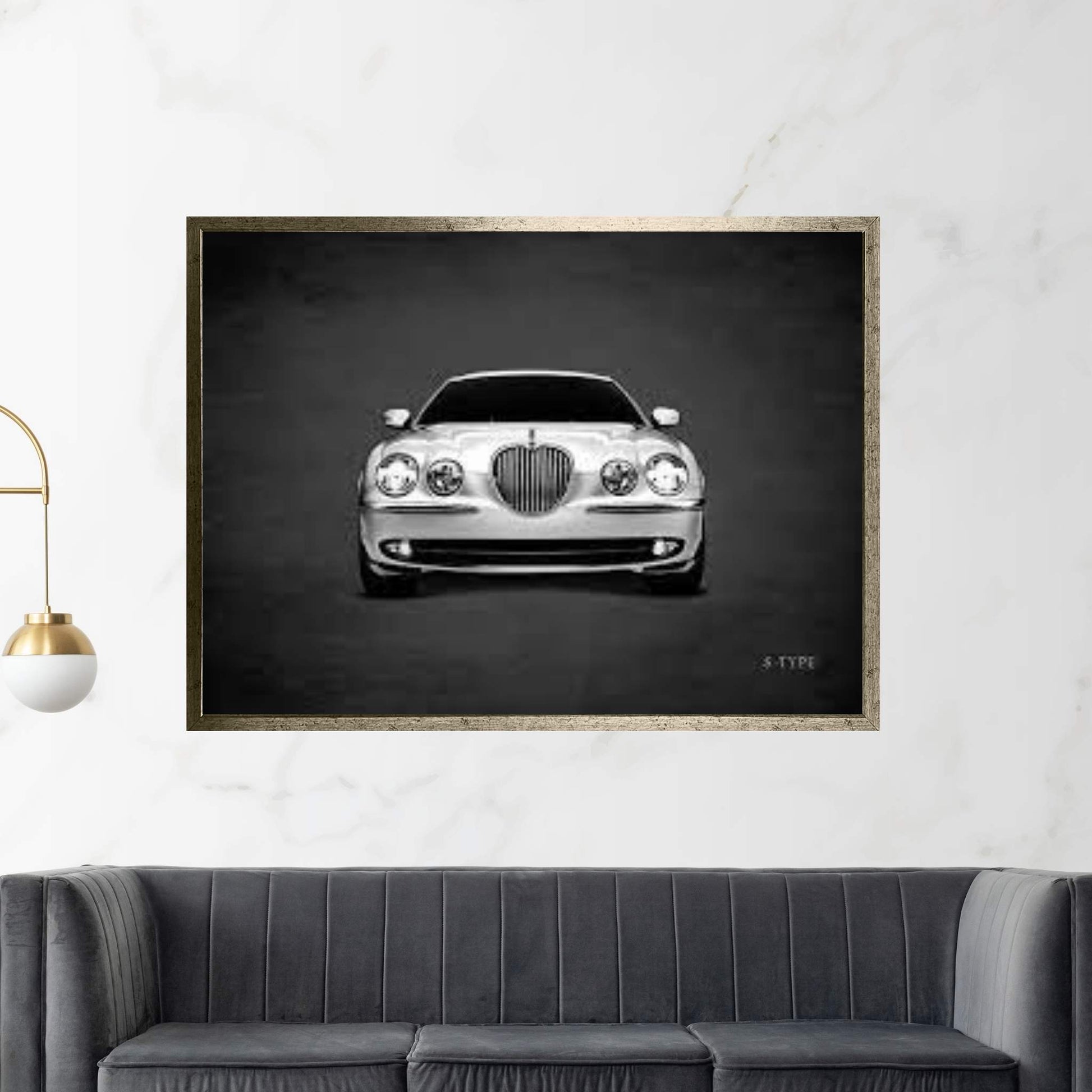 Jaguar S-Type Canvas Wall Art - Y Canvas