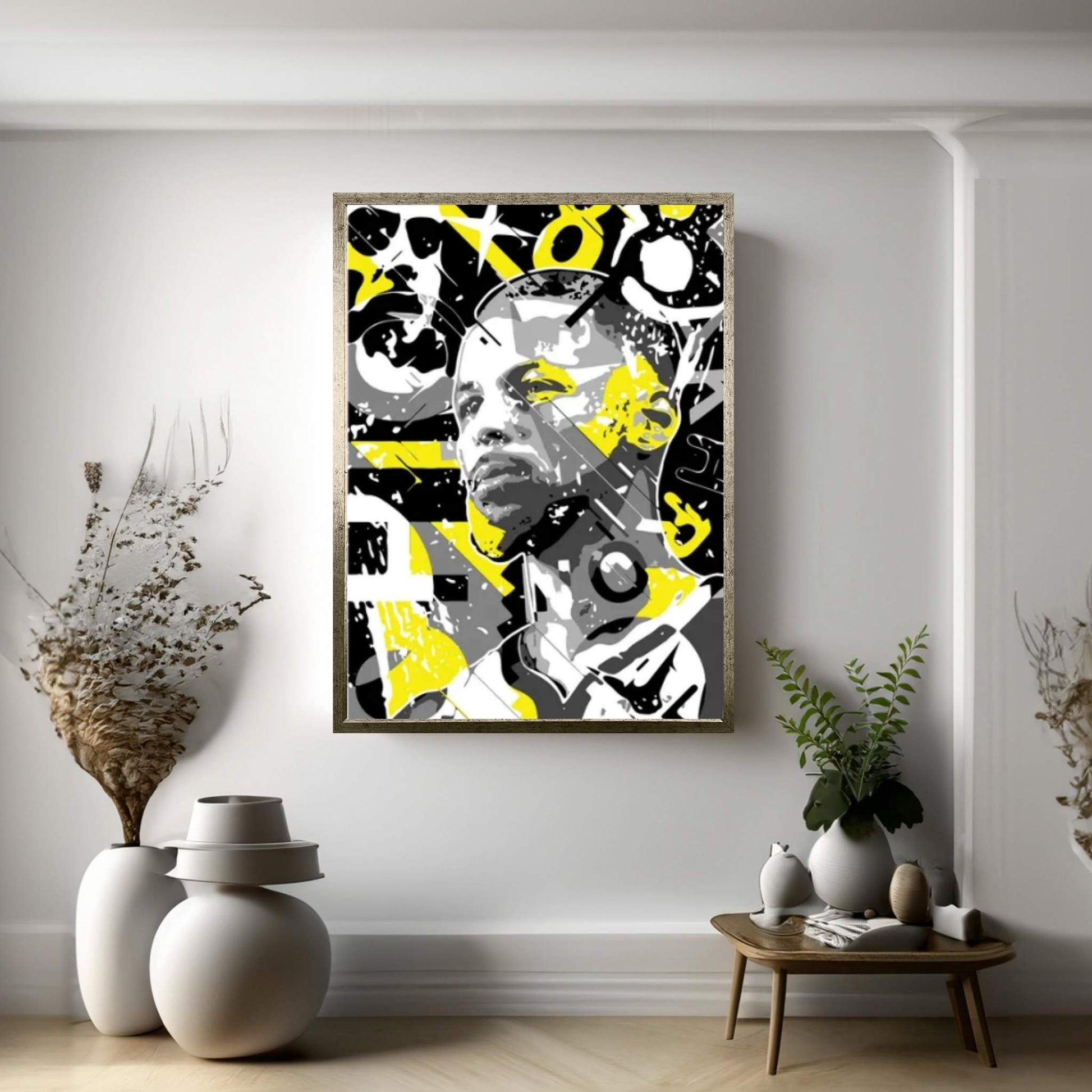 Curry Canvas Wall Art - Y Canvas