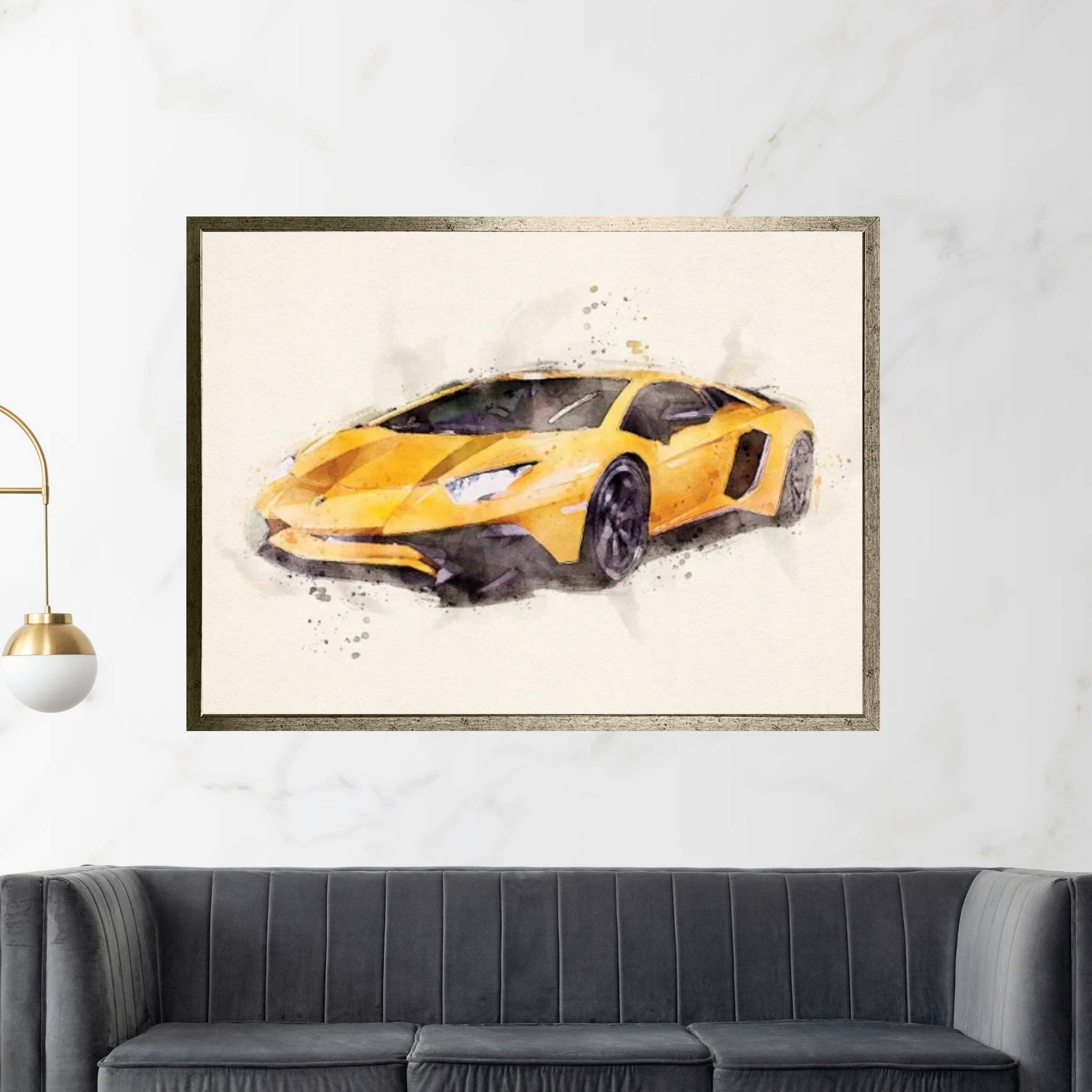 Lamborghini Aventador Torado Hp-750 Canvas Wall Art - Y Canvas