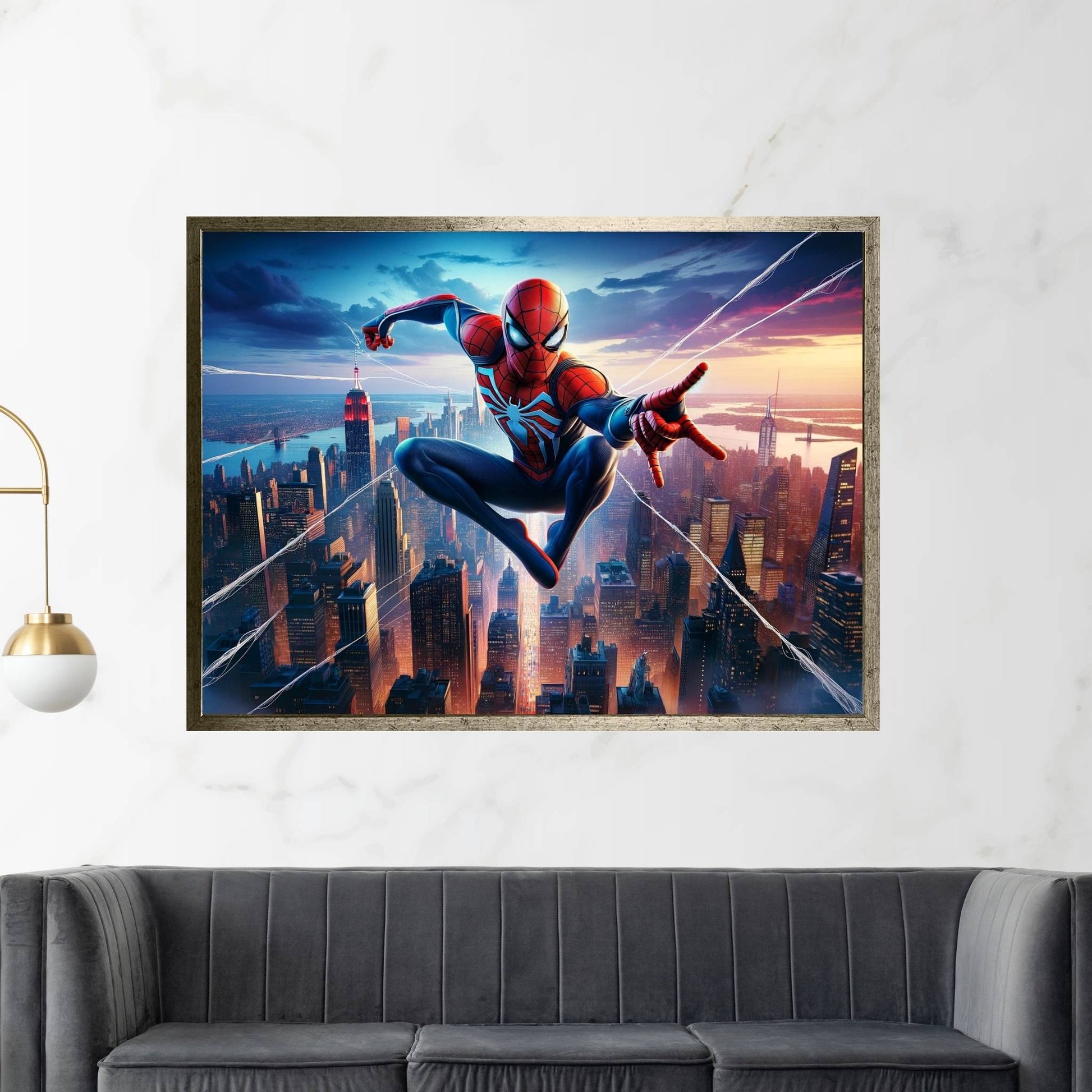 Spiderman Canvas Wall Art - Y Canvas