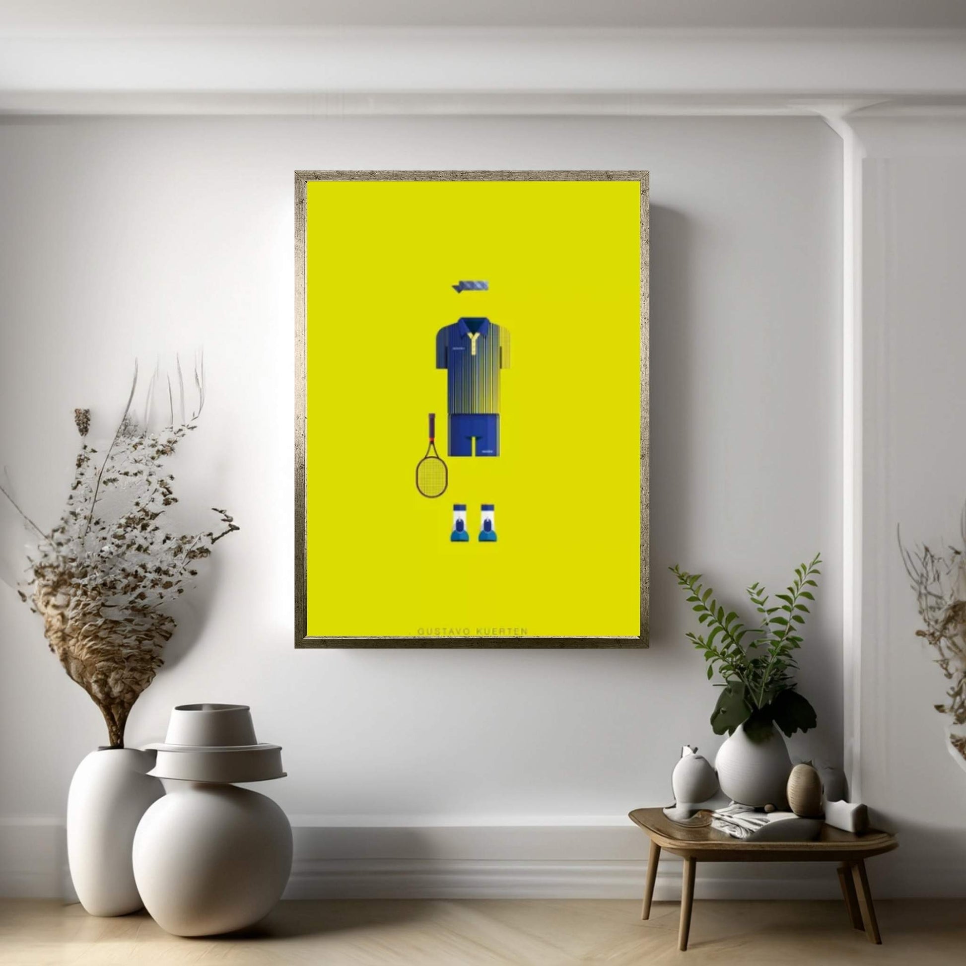 Gustavo Kuerten Canvas Wall Art - Y Canvas