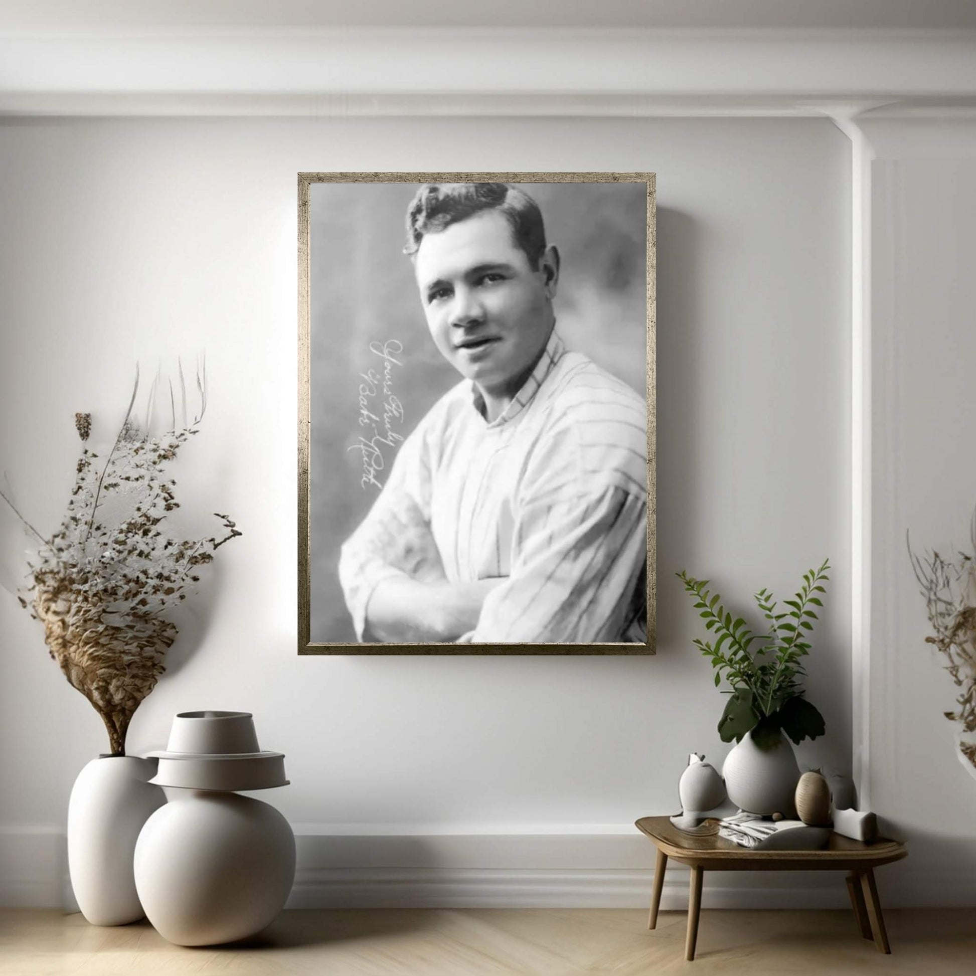 George H. Ruth Canvas Wall Art - Y Canvas