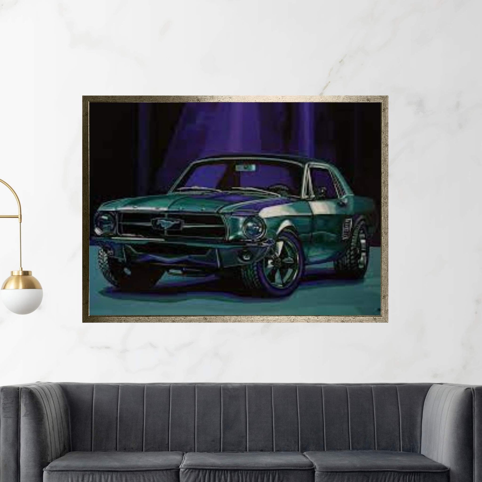 Ford Mustang 1967 Canvas Wall Art - Y Canvas