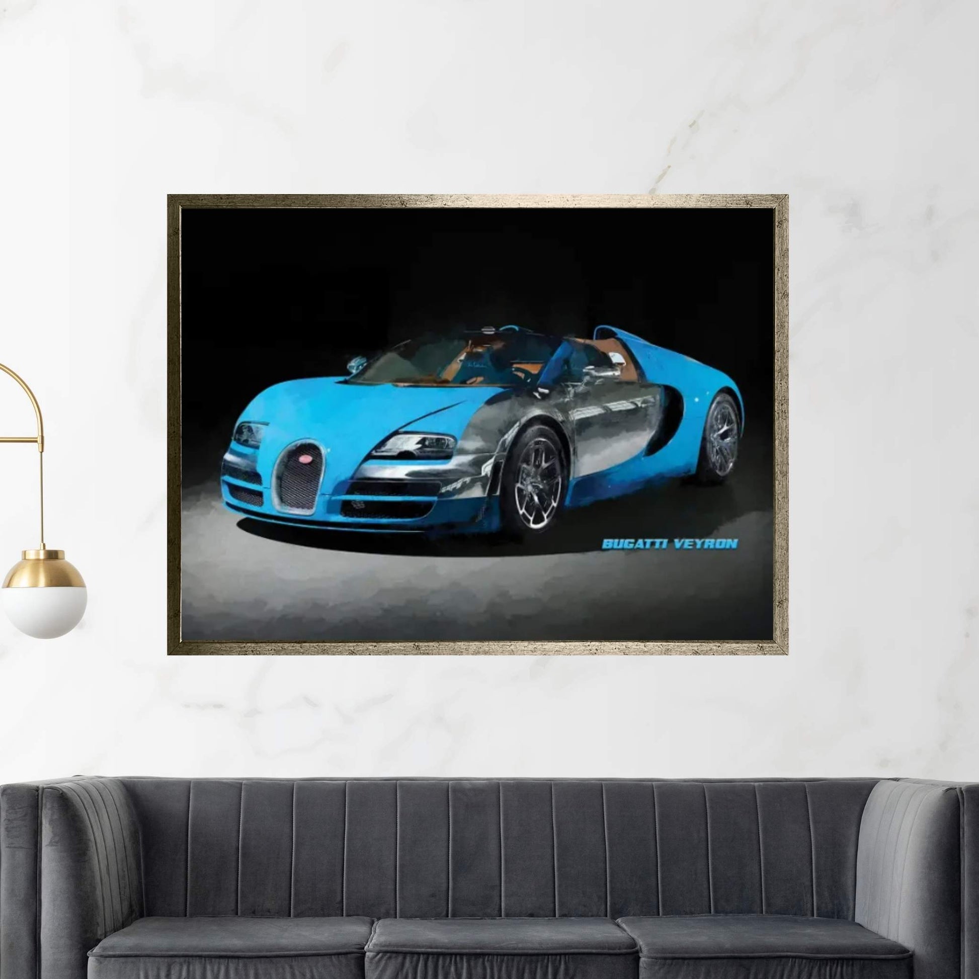 Bugatti Veyron IV Canvas Wall Art - Y Canvas