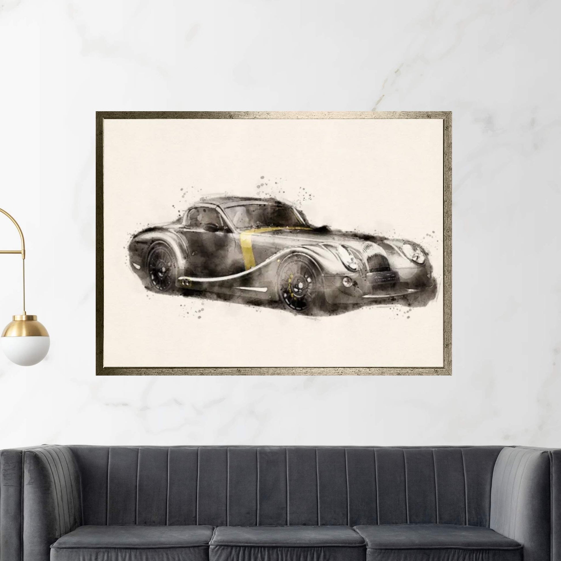 Morgan GT V II Canvas Wall Art - Y Canvas