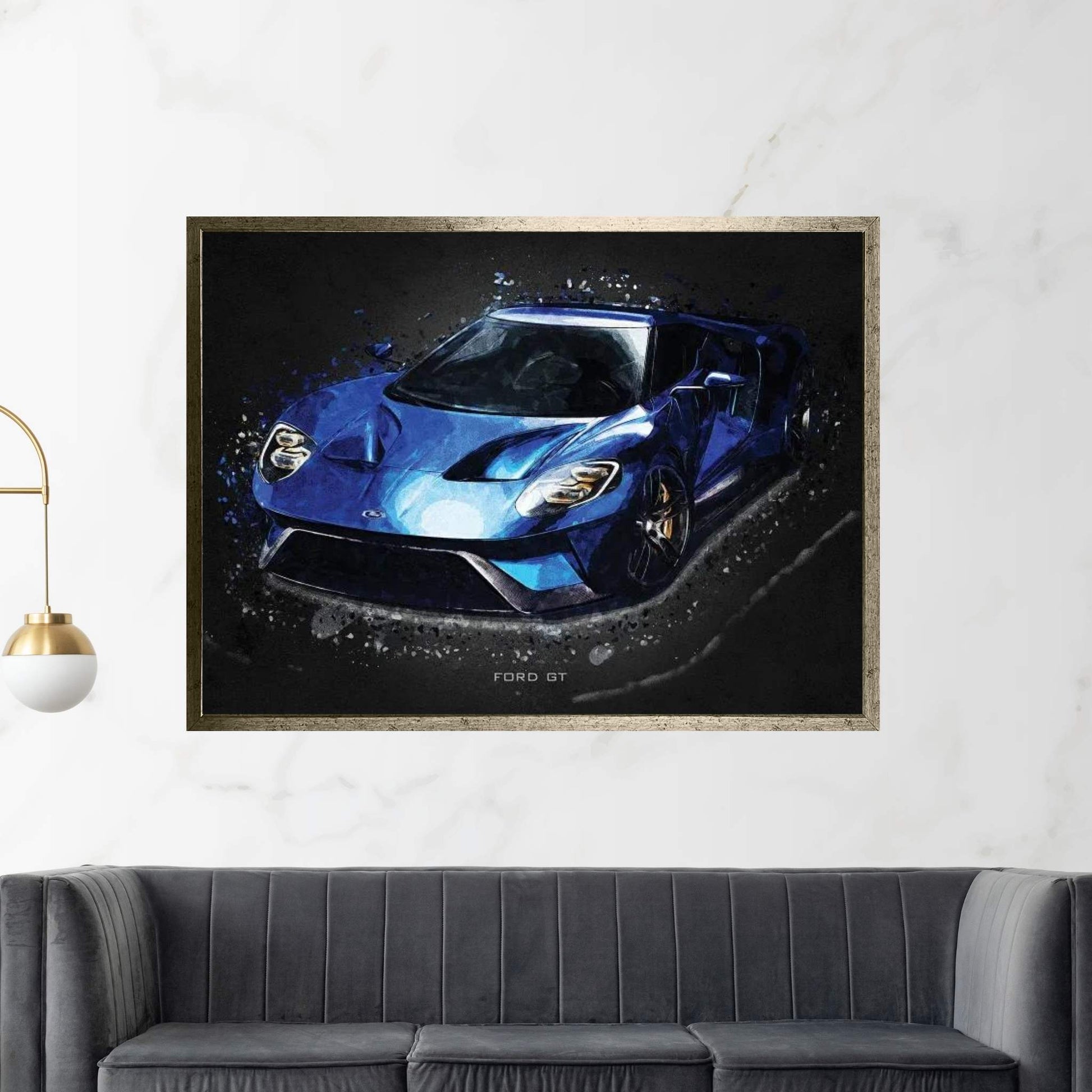 Ford GT Canvas Wall Art - Y Canvas