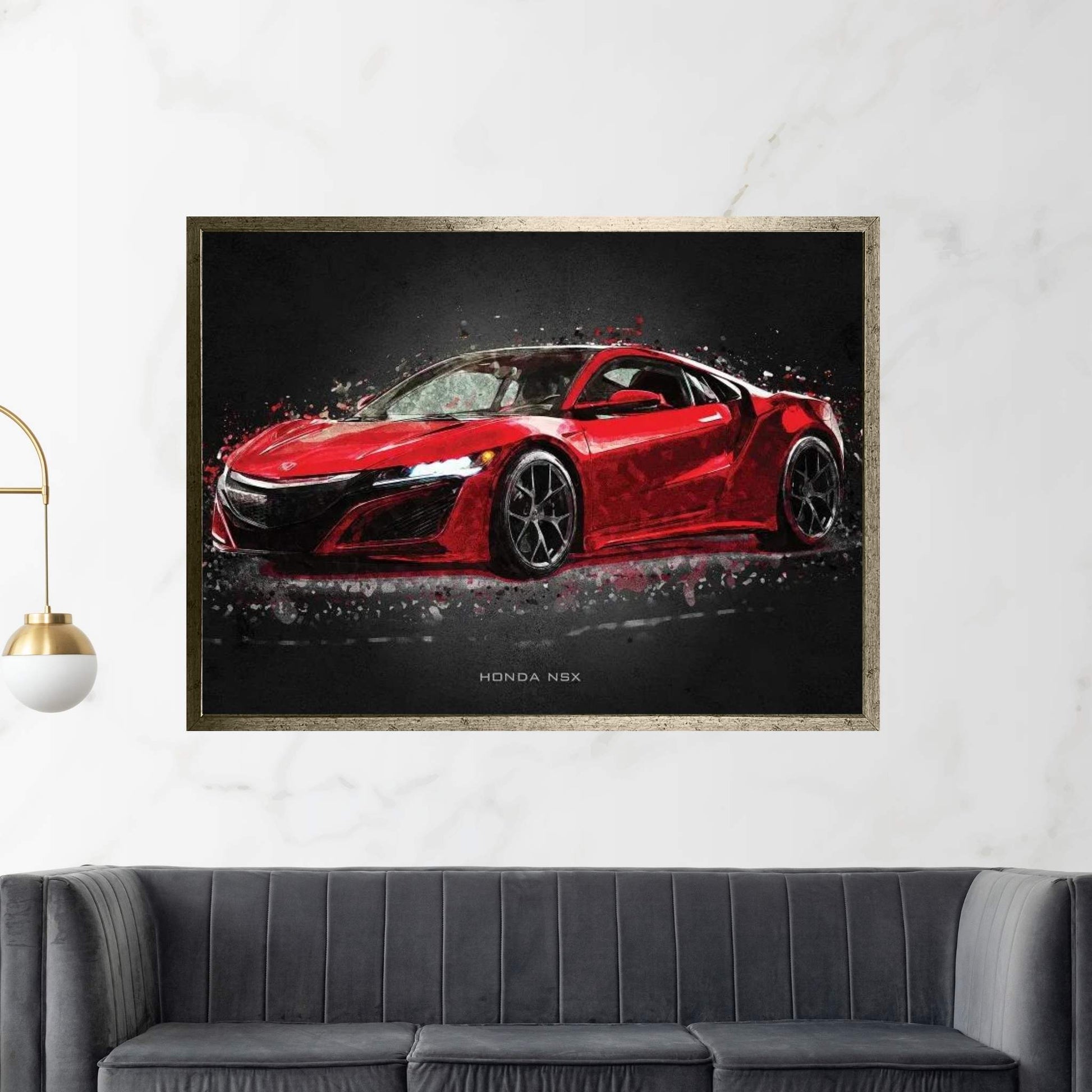 Honda NSX Canvas Wall Art - Y Canvas