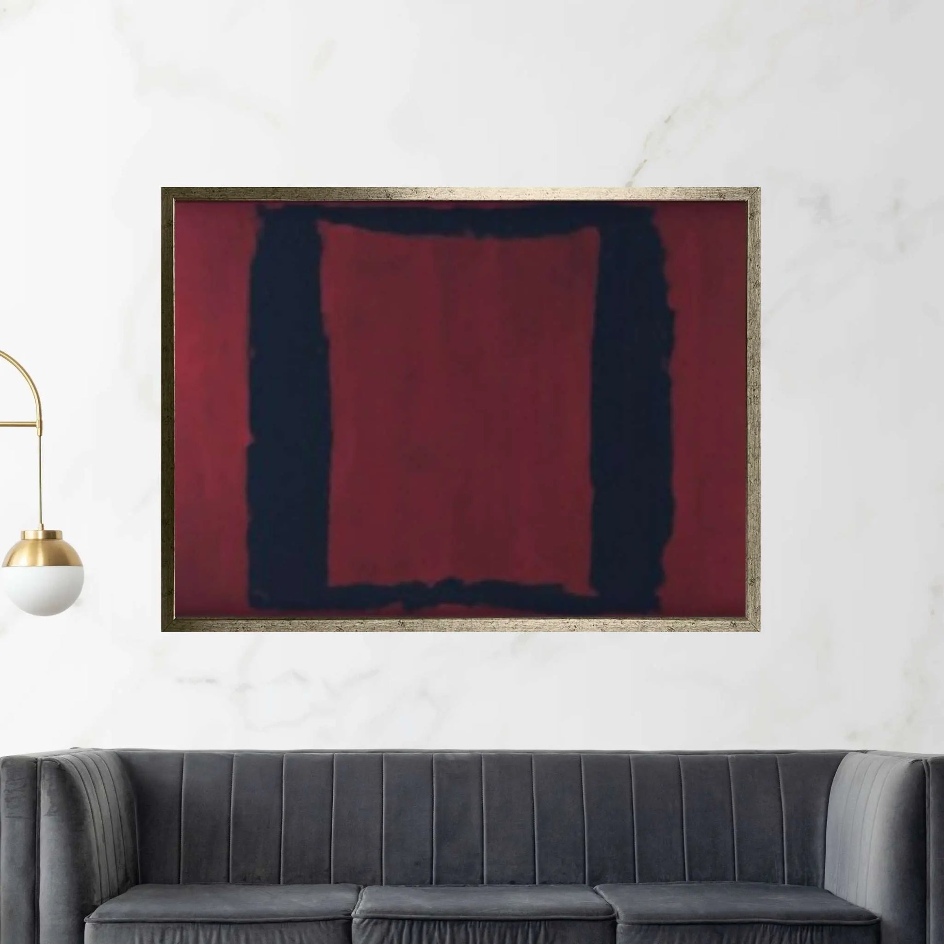Mark Rothko Frame Canvas/Poster Art Reproduction, Rothko Reproduction - Y Canvas
