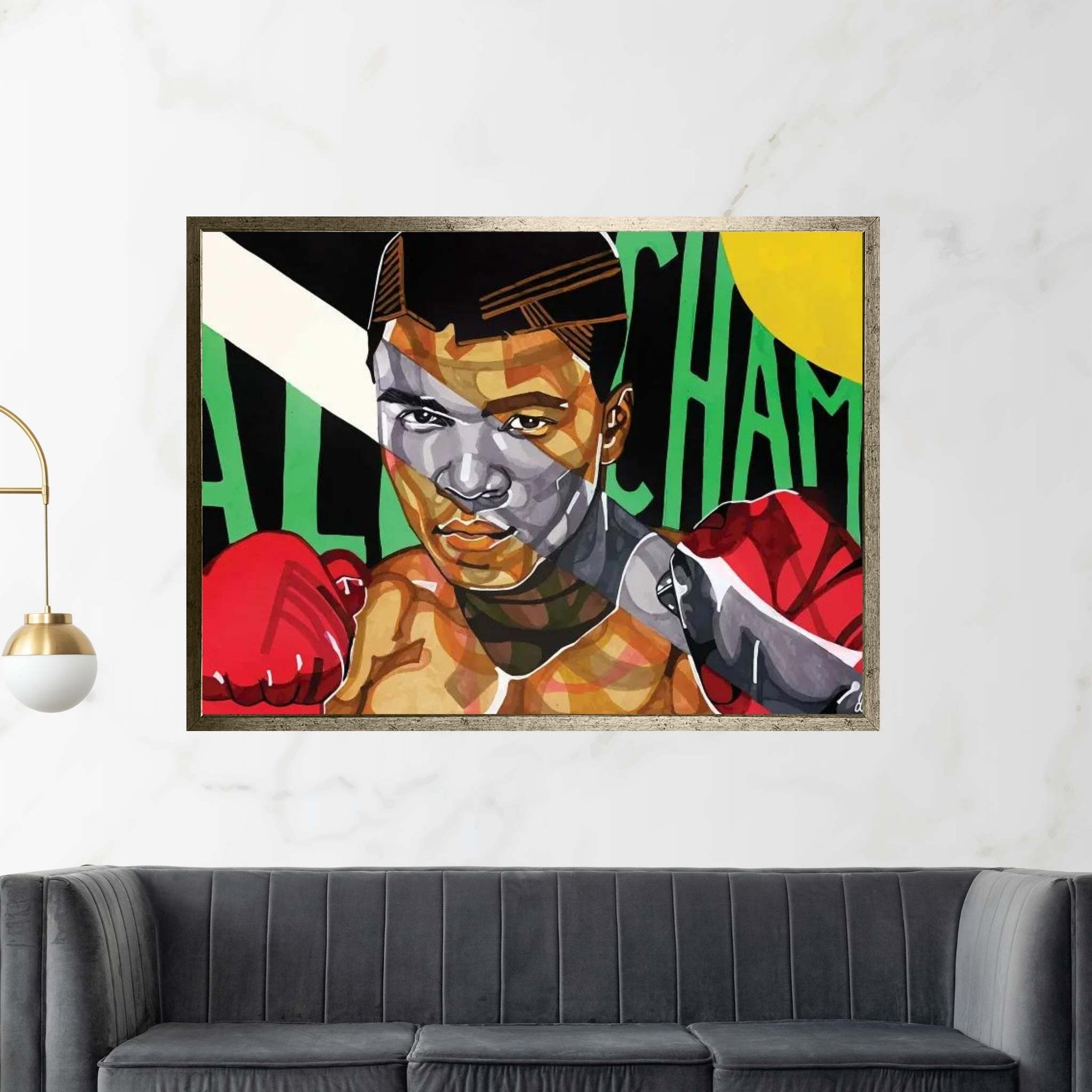 Ali Canvas Wall Art - Y Canvas