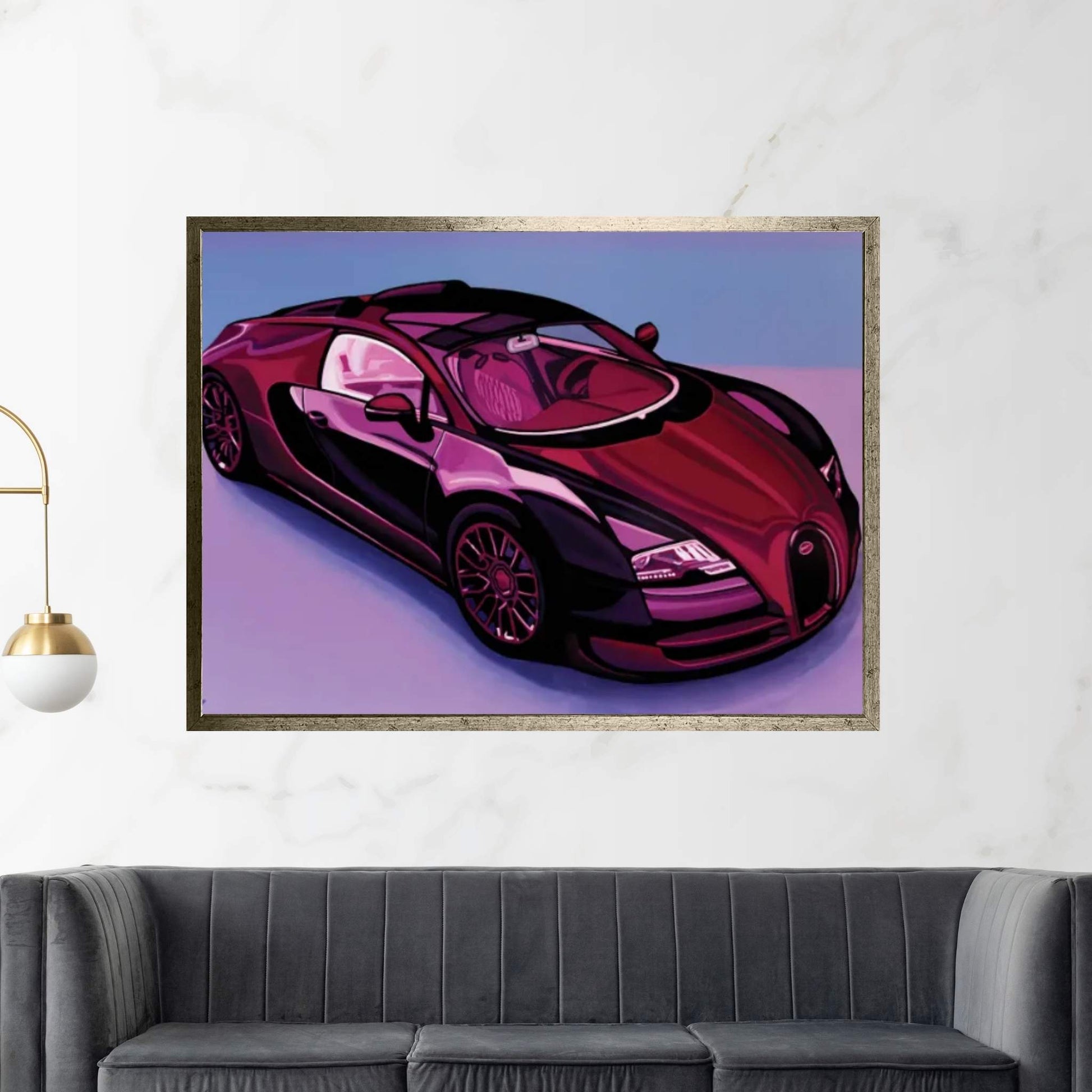 Bugatti Veyron 2005 Canvas Wall Art - Y Canvas