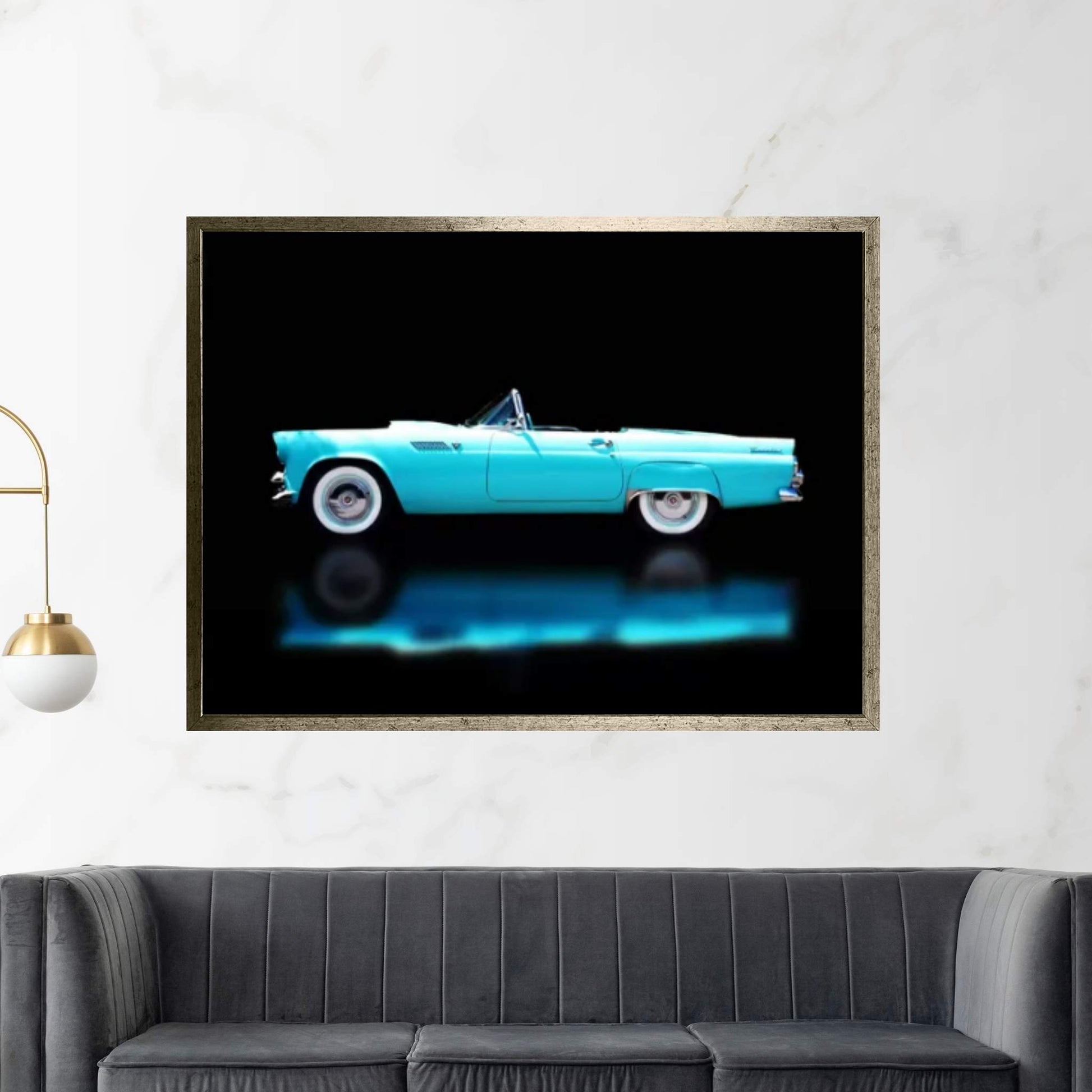 1956 Ford Thunderbird Convertible Canvas Wall Art - Y Canvas