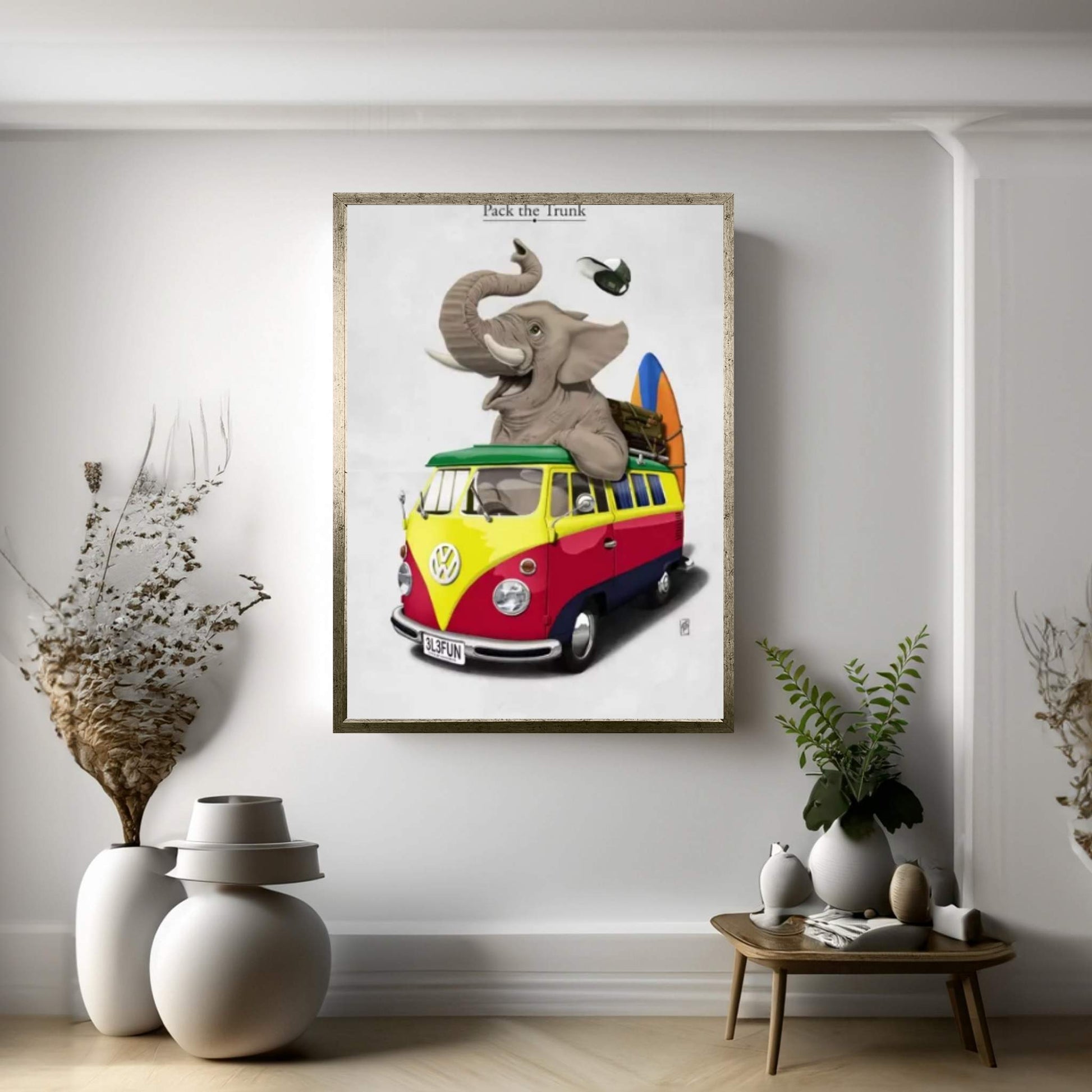 Pack-the-trunk I Canvas Wall Art - Y Canvas