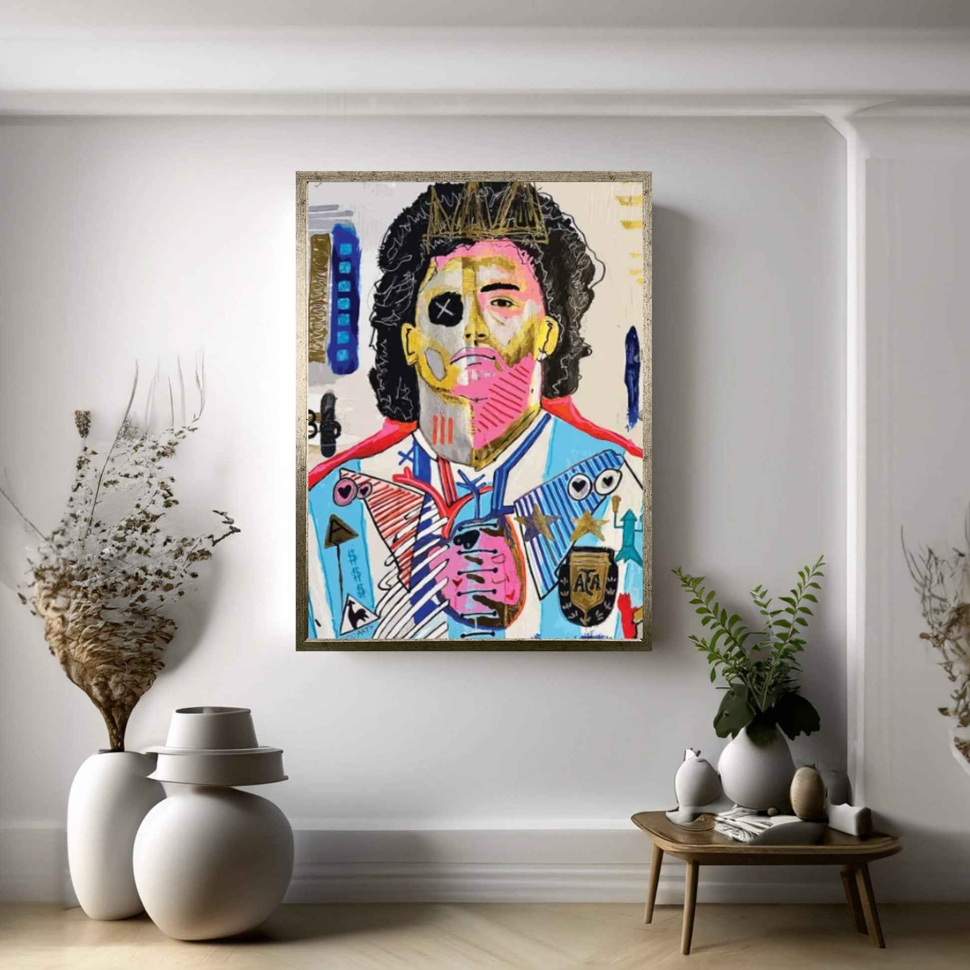 D10S NewsPaper Canvas Wall Art - Y Canvas