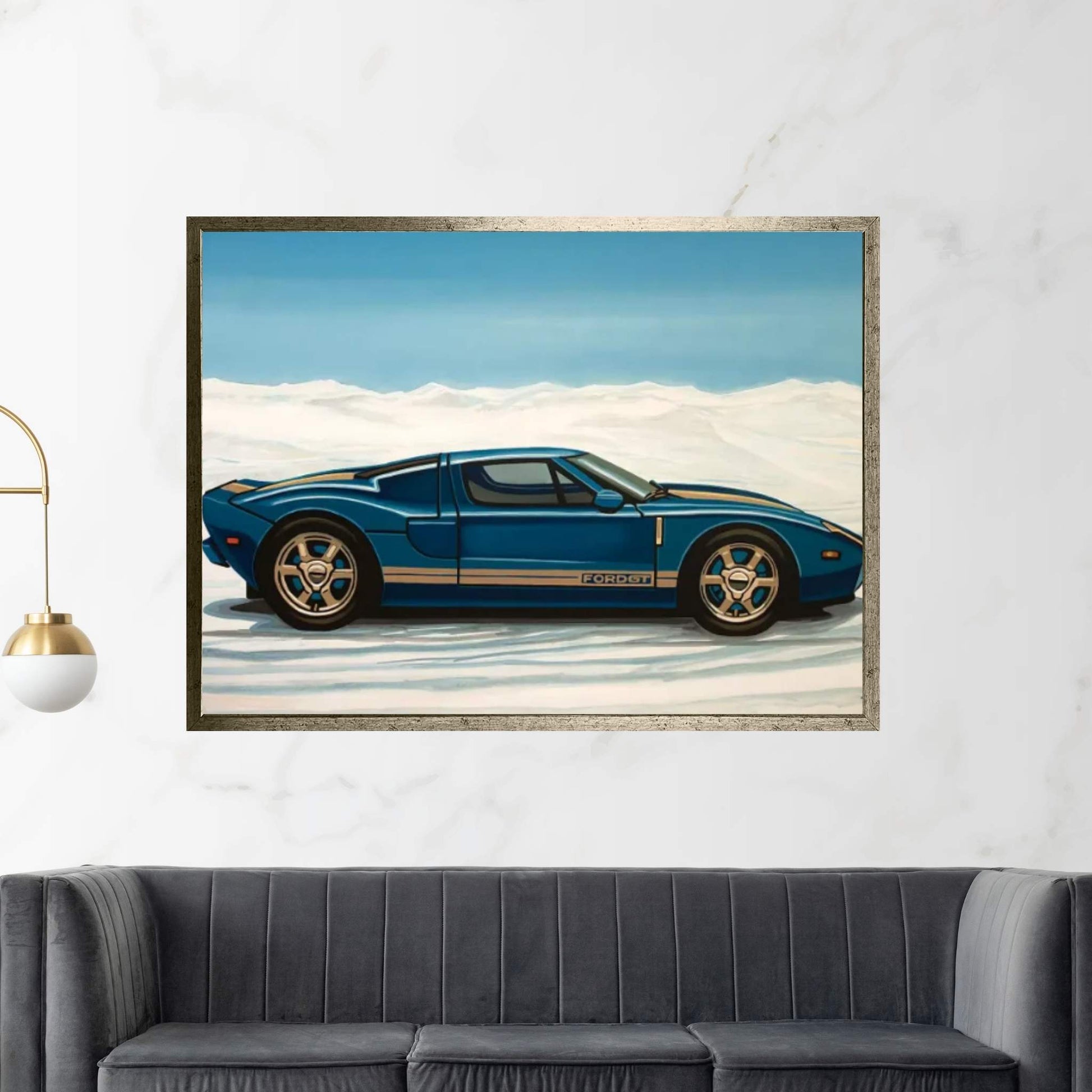 Ford Gt 2005 Canvas Wall Art - Y Canvas