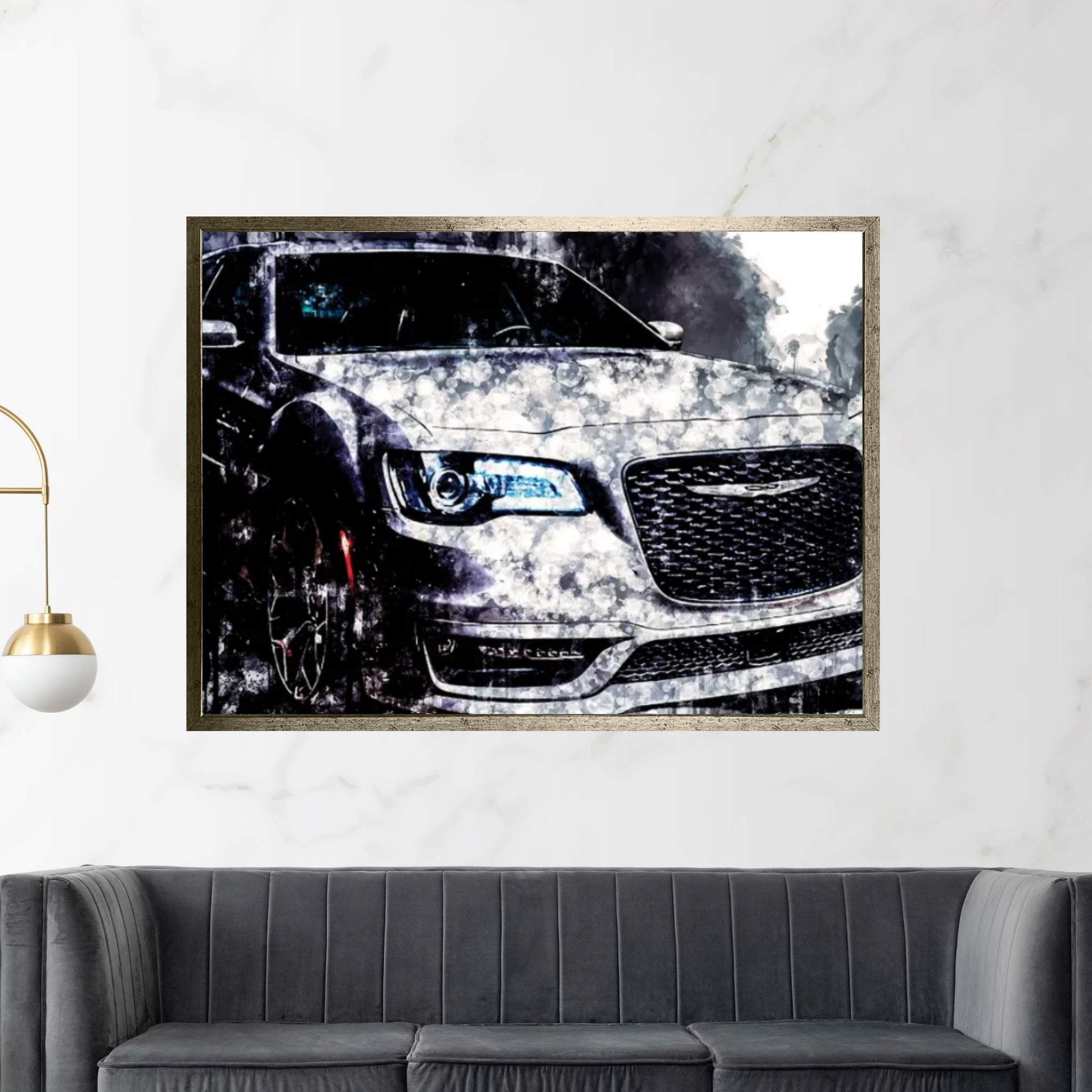2018 Chrysler 300S Vehicle CDLV Canvas Wall Art - Y Canvas