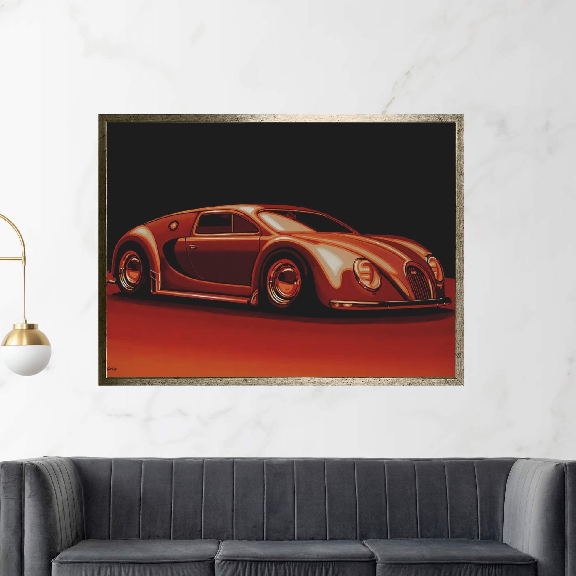 Bugatti Veyron 1945 Canvas Wall Art - Y Canvas