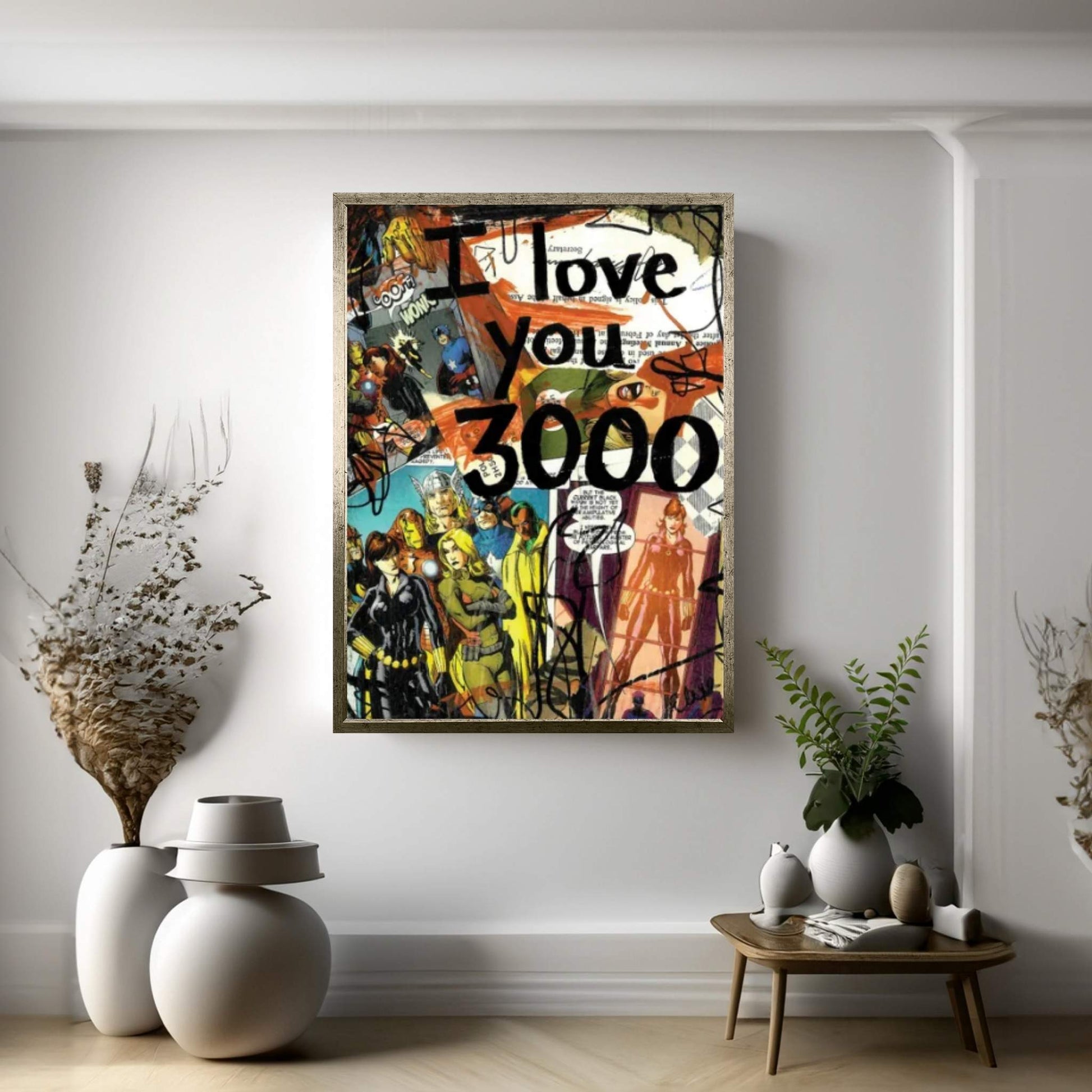 3000 Avengers Iron Man Canvas Wall Art - Y Canvas