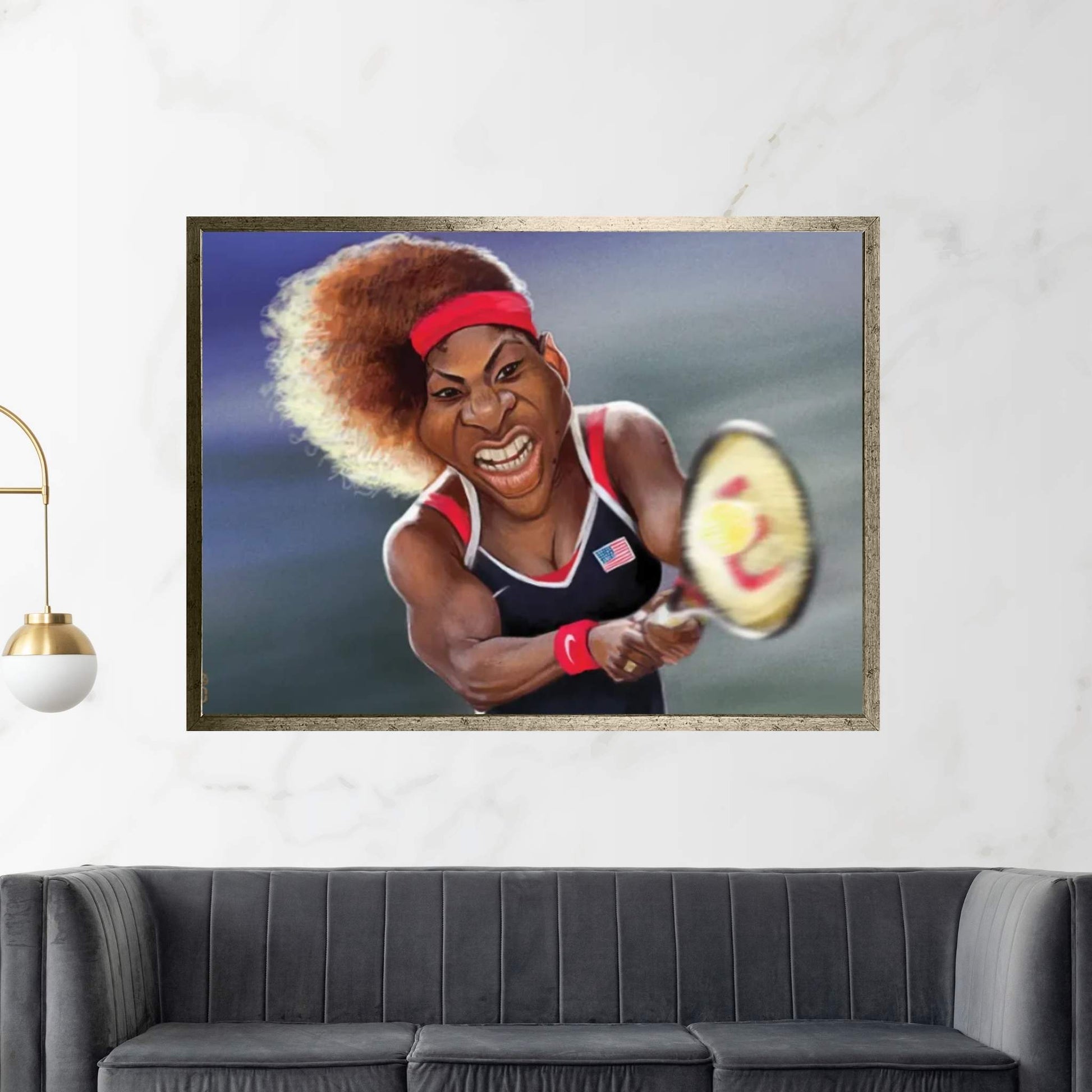 Serena Williams Canvas Wall Art - Y Canvas