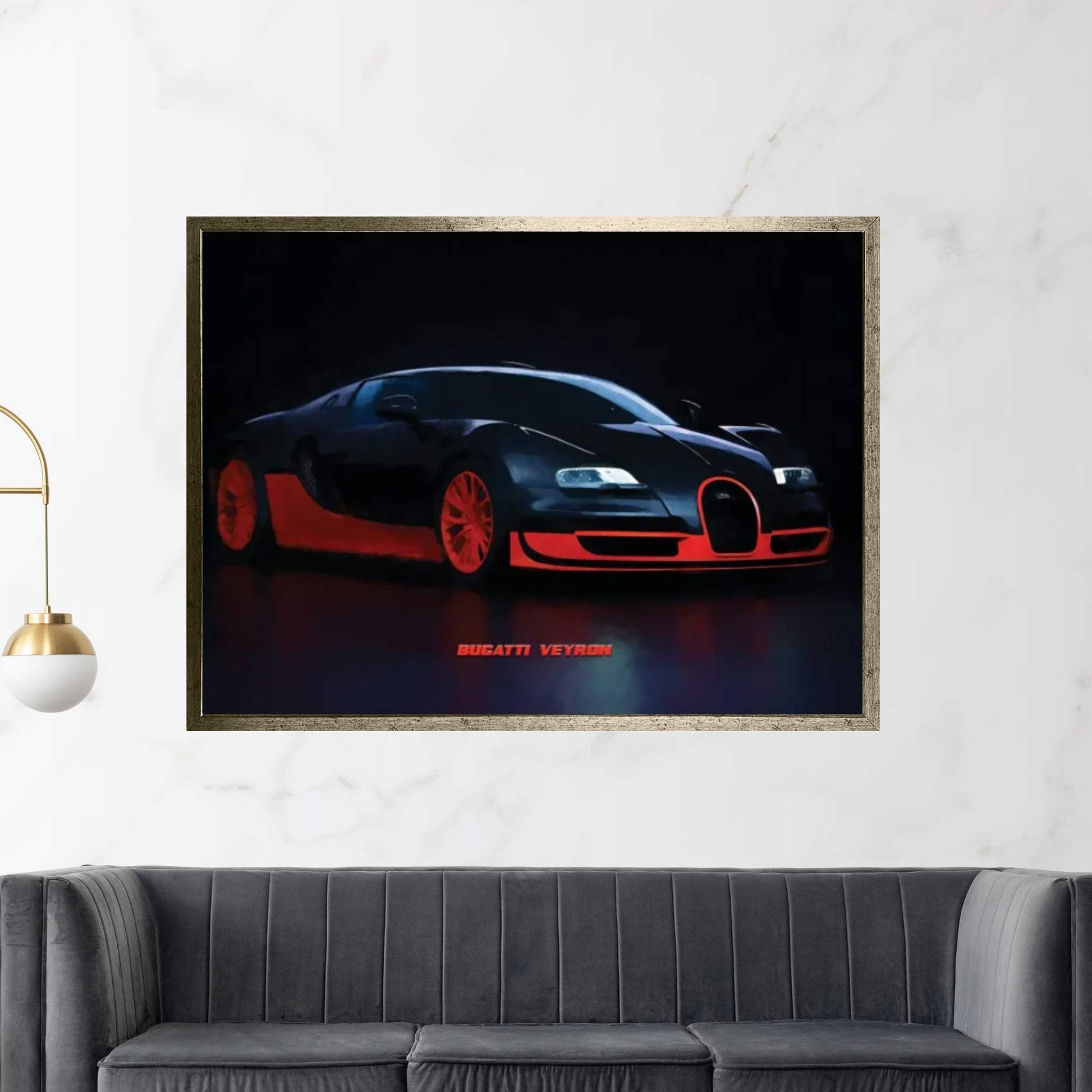 Bugatti Veyron Canvas Wall Art - Y Canvas
