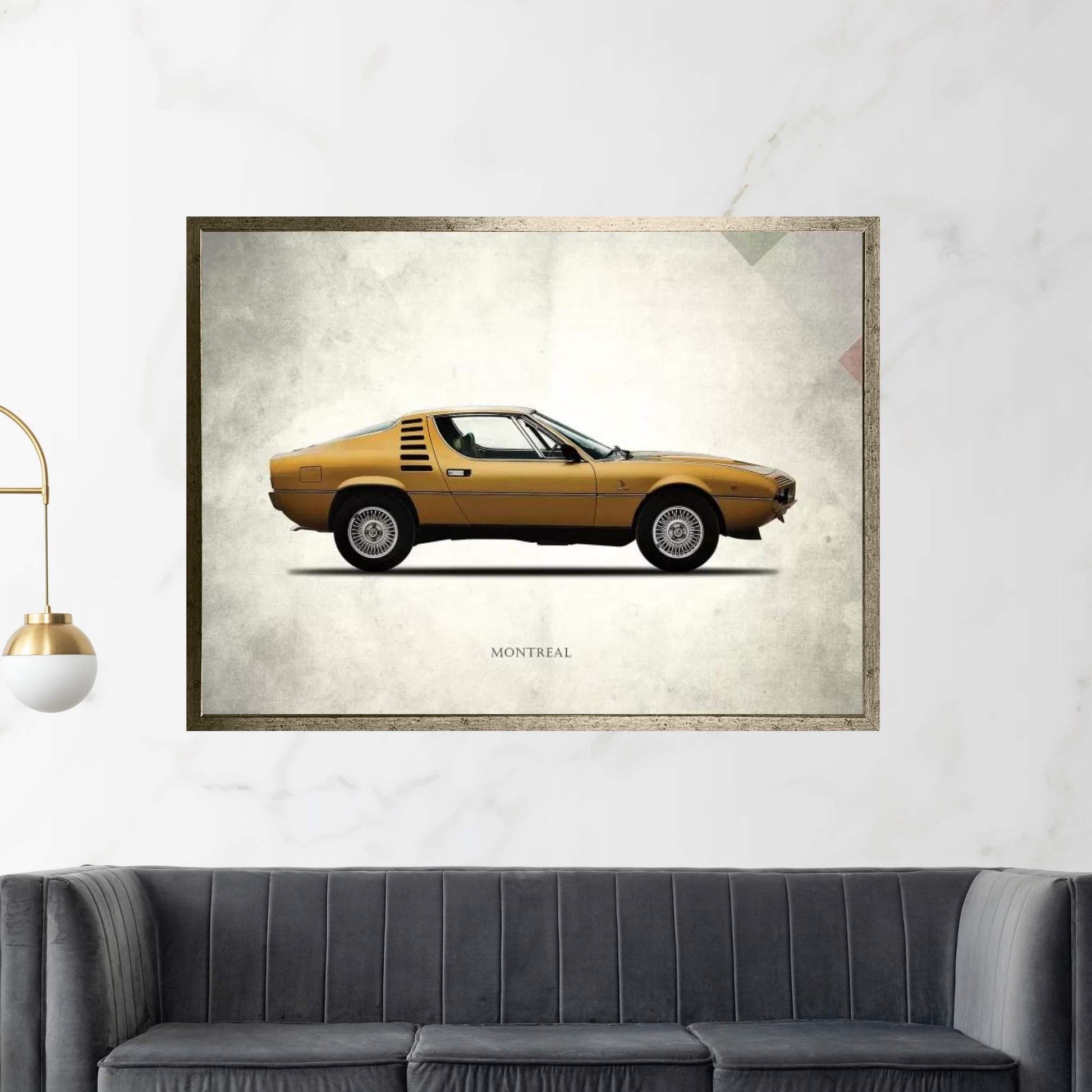 1972 Alfa Romeo Montreal Canvas Wall Art - Y Canvas