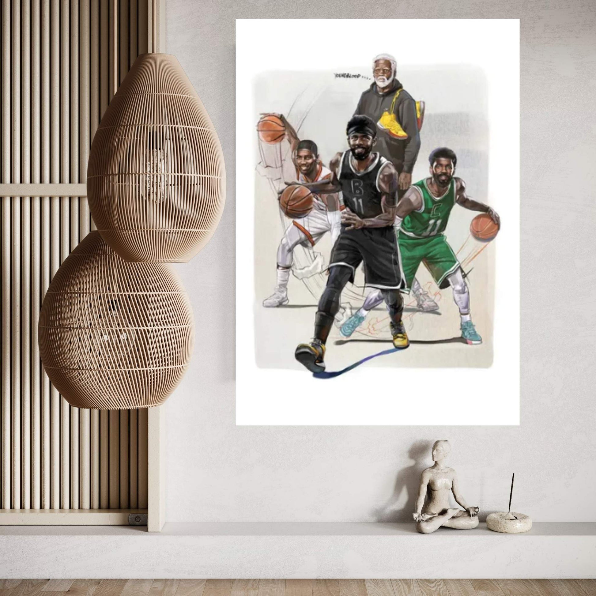 Evolution Of Kyrie Canvas Wall Art - Y Canvas