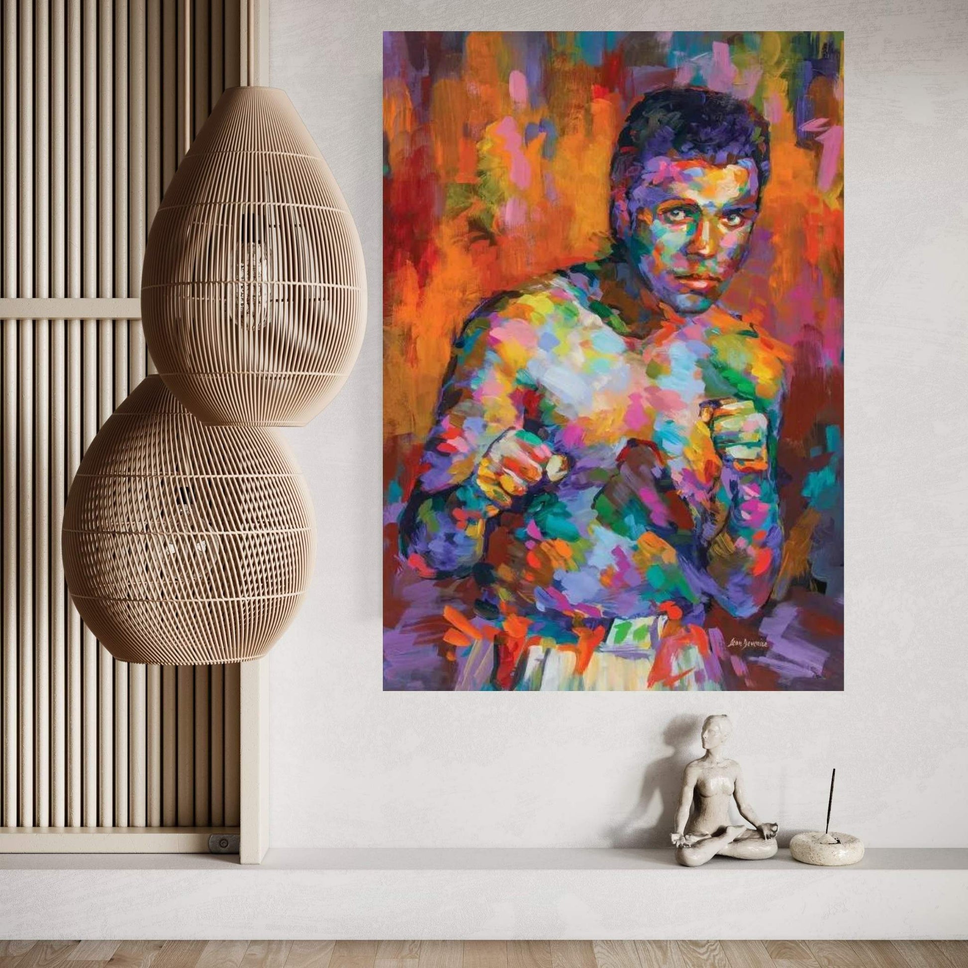 Ali, Boxing Legend Canvas Wall Art - Y Canvas