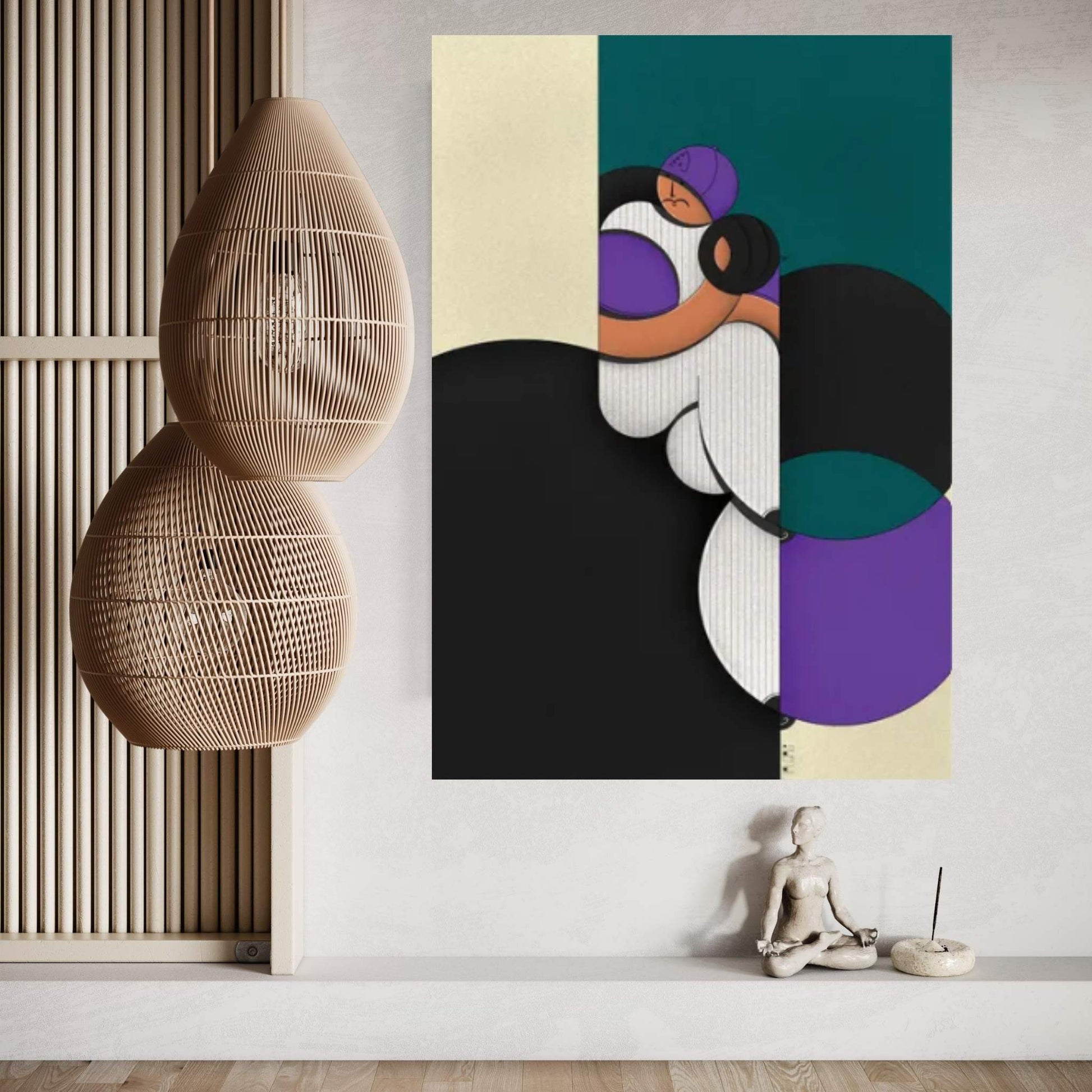 Randy Canvas Wall Art - Y Canvas