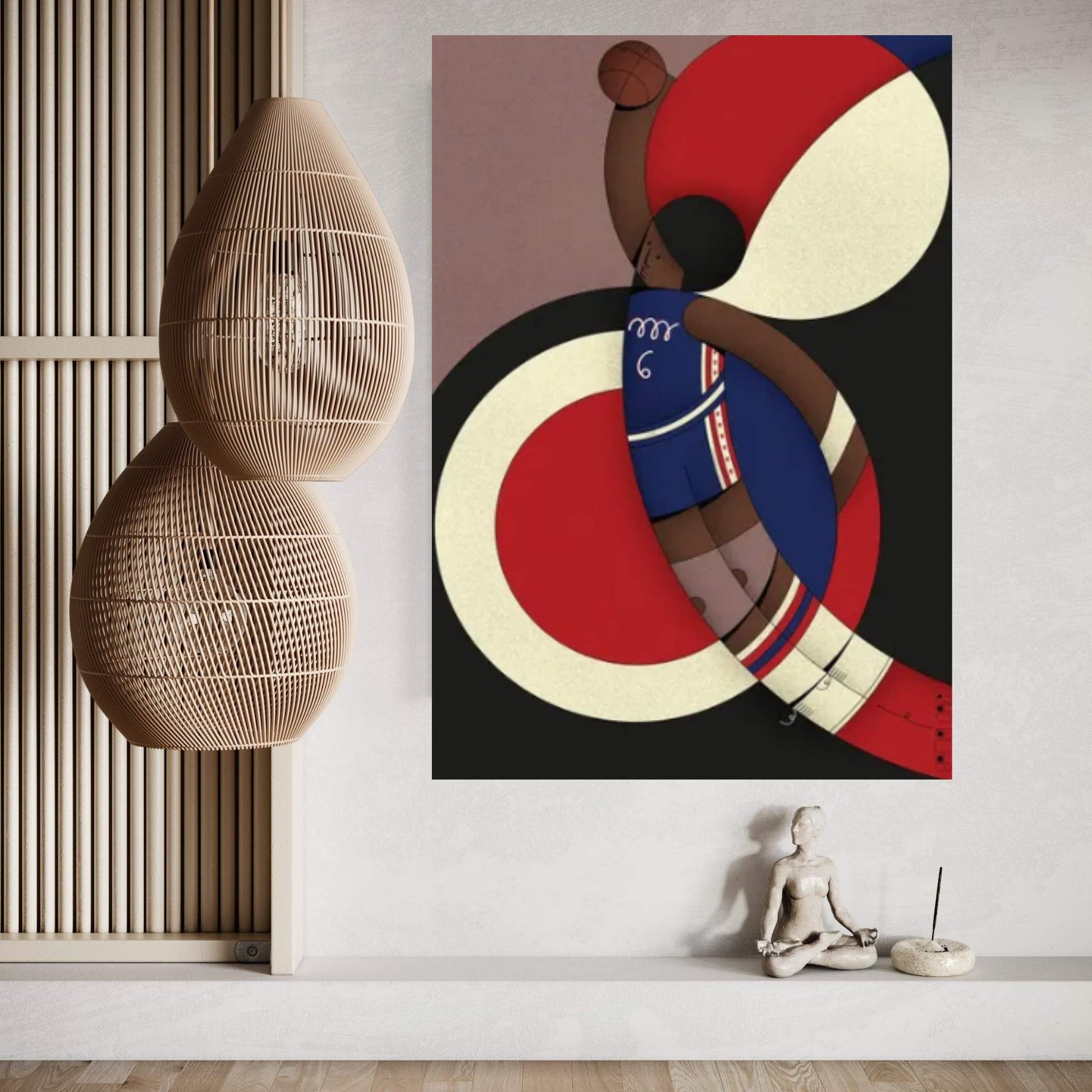 Dr J Canvas Wall Art - Y Canvas