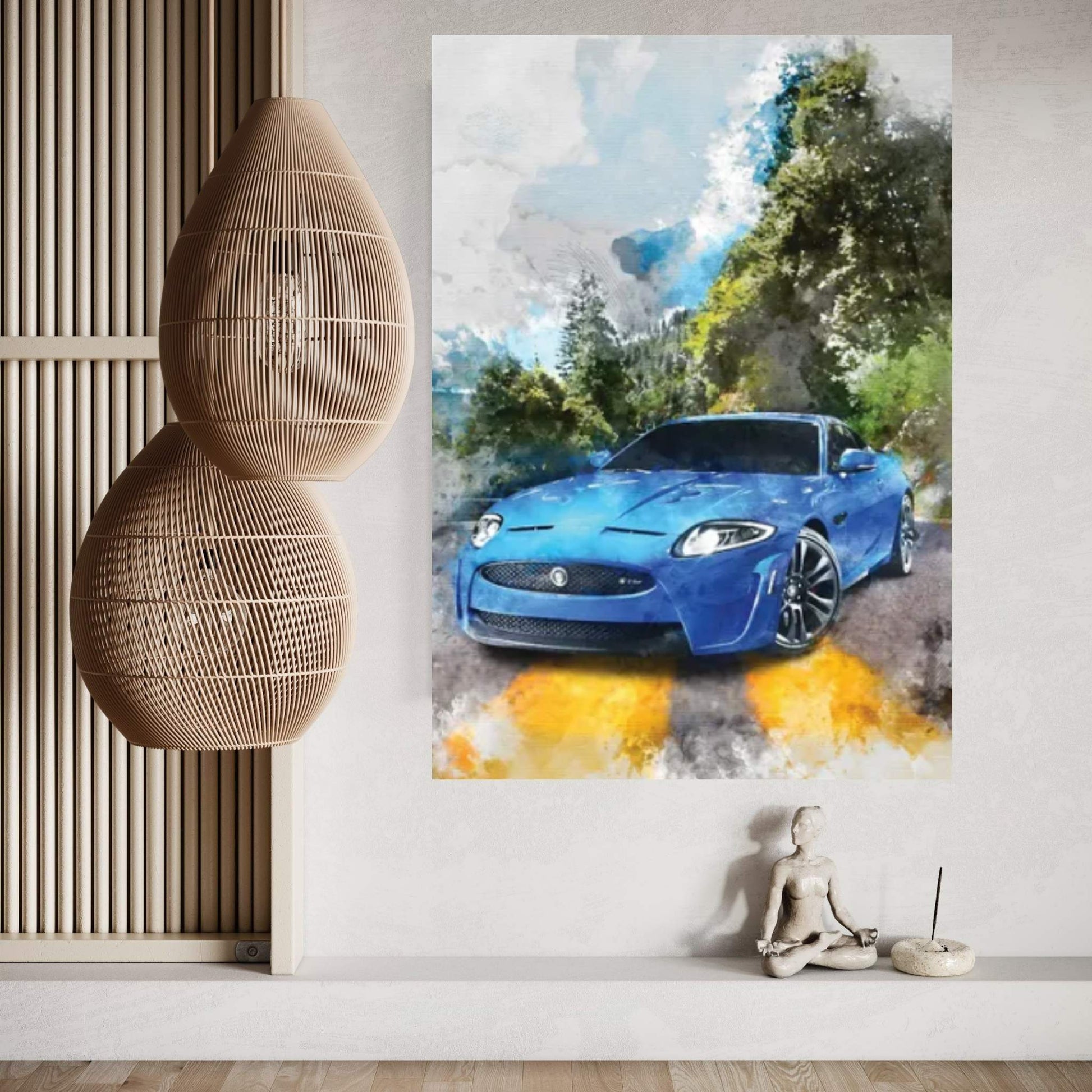 Jaguar XKR-S Canvas Wall Art - Y Canvas
