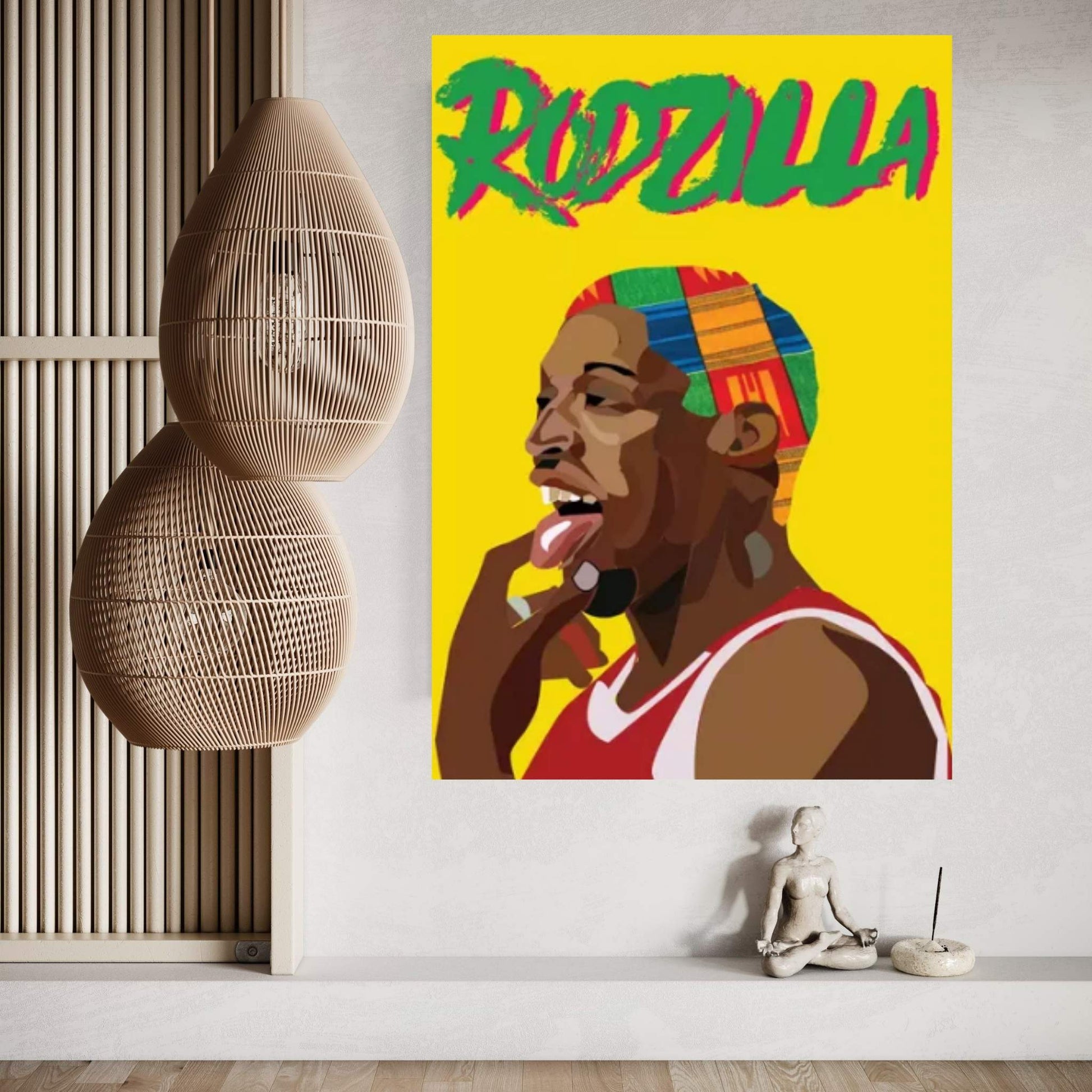 Rodzilla II Canvas Wall Art - Y Canvas