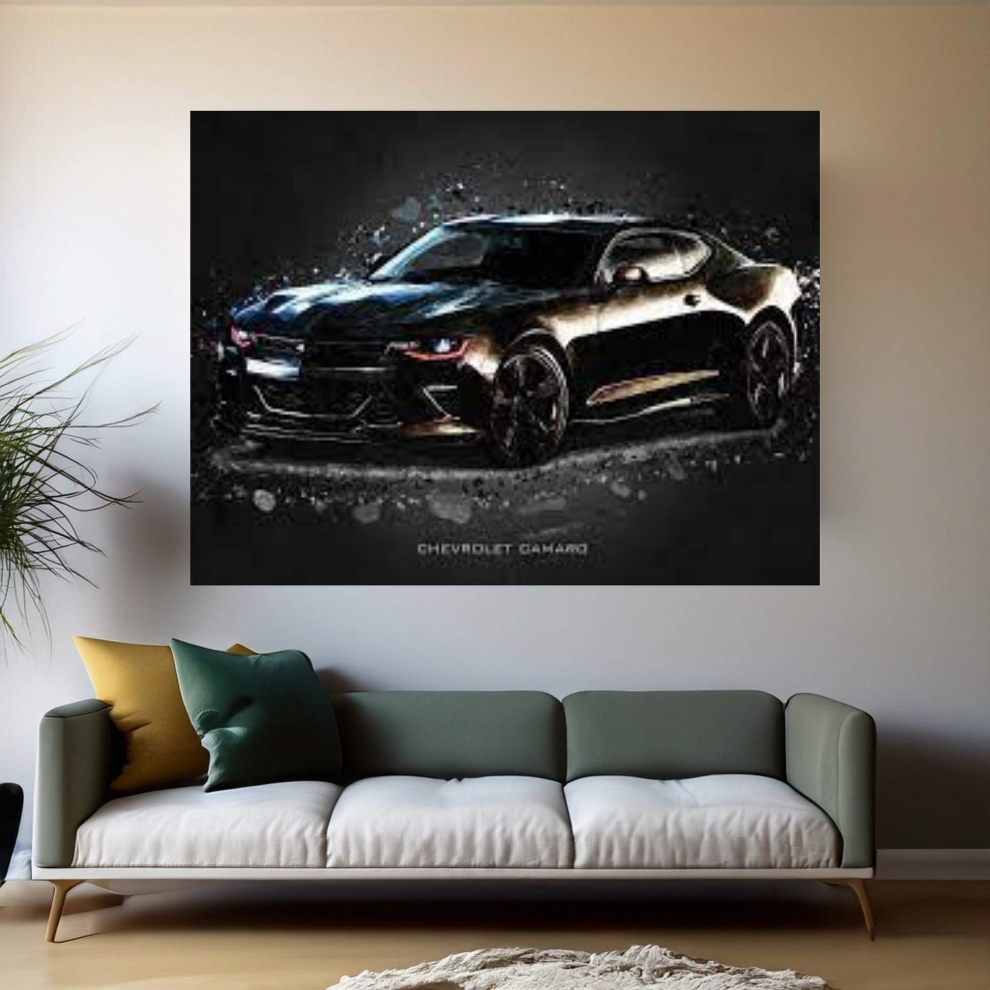 Chevrolet Camaro Canvas Wall Art - Y Canvas