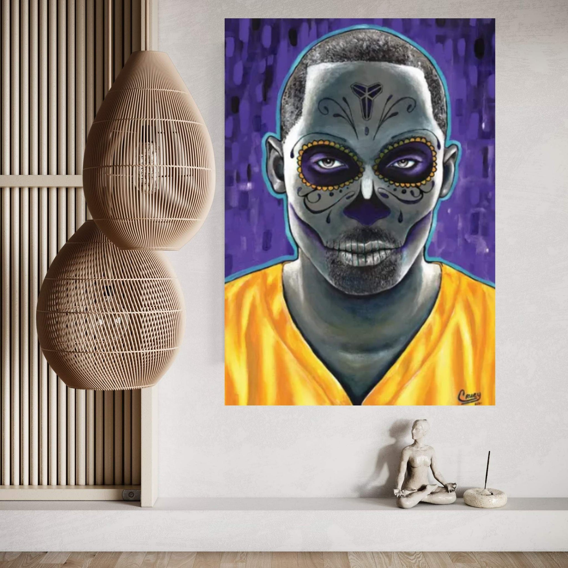 Mamba De Los Lakers Canvas Wall Art - Y Canvas