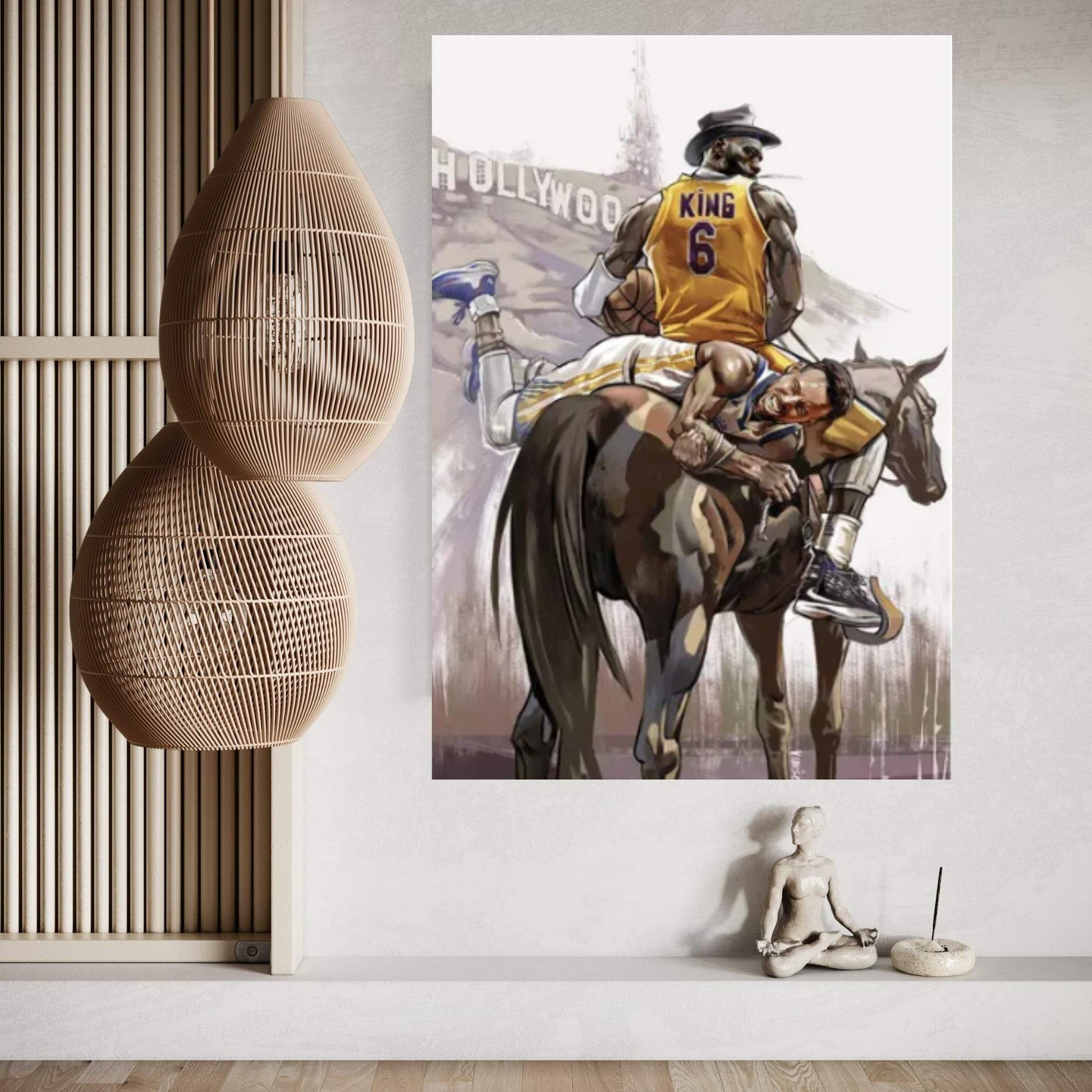 Lebron James Canvas Wall Art - Y Canvas