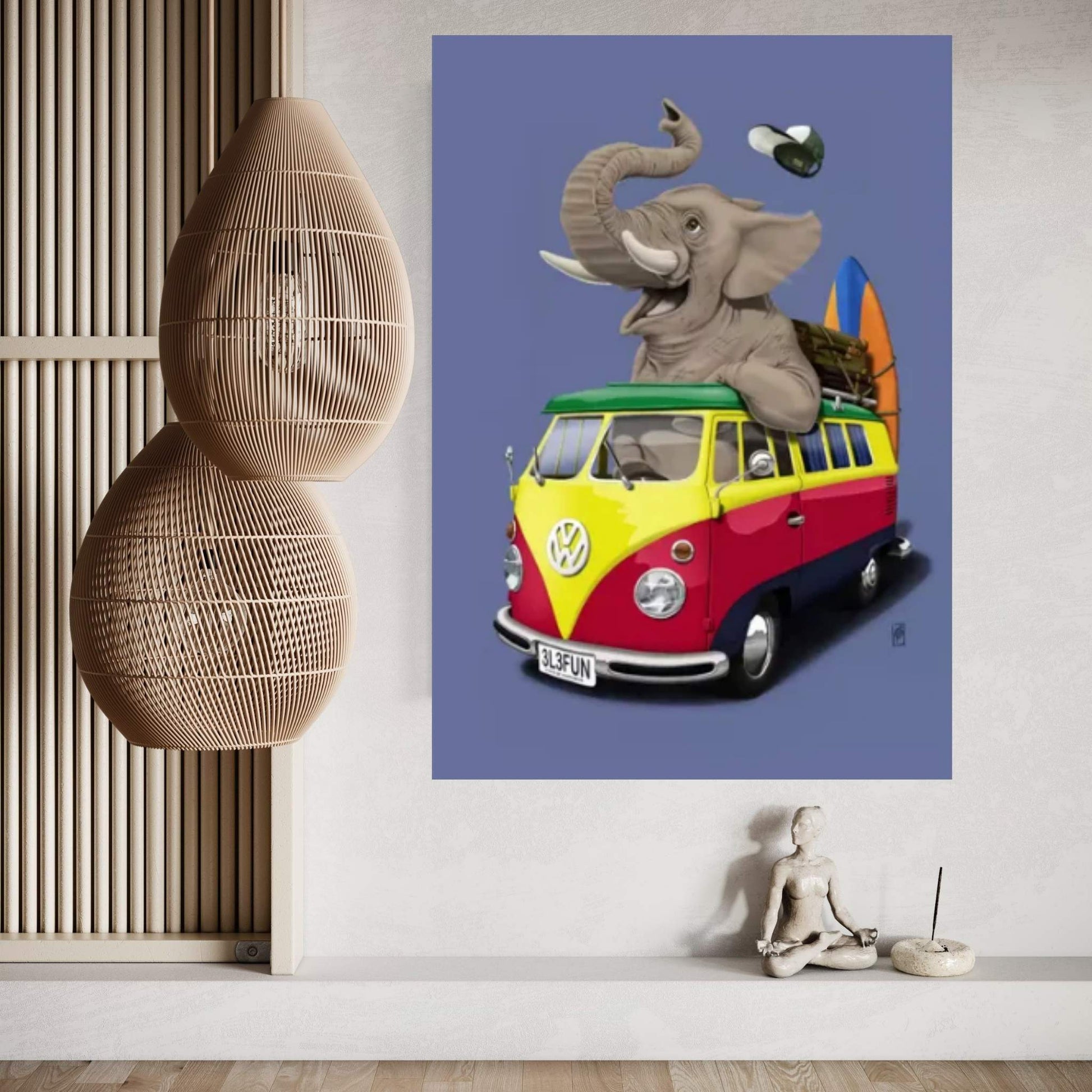 Pack-the-trunk III Canvas Wall Art - Y Canvas