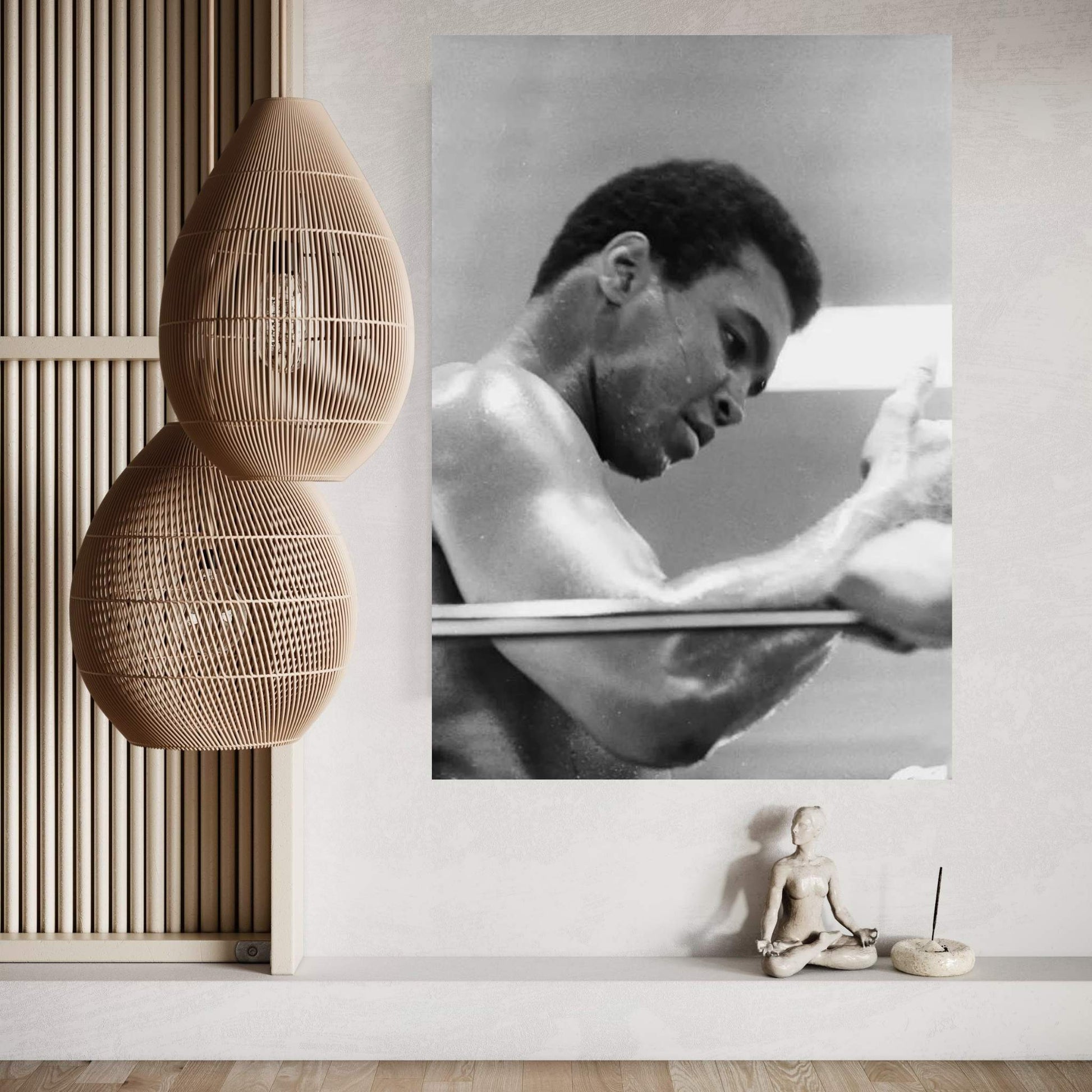 Side View Of Muhammad Ali In The Corner II Canvas Wall Art - Y Canvas