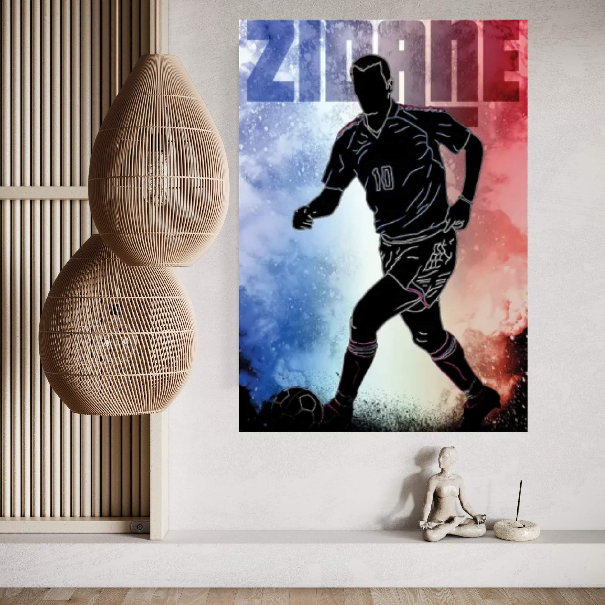 Soul Of Zizou Canvas Wall Art - Y Canvas