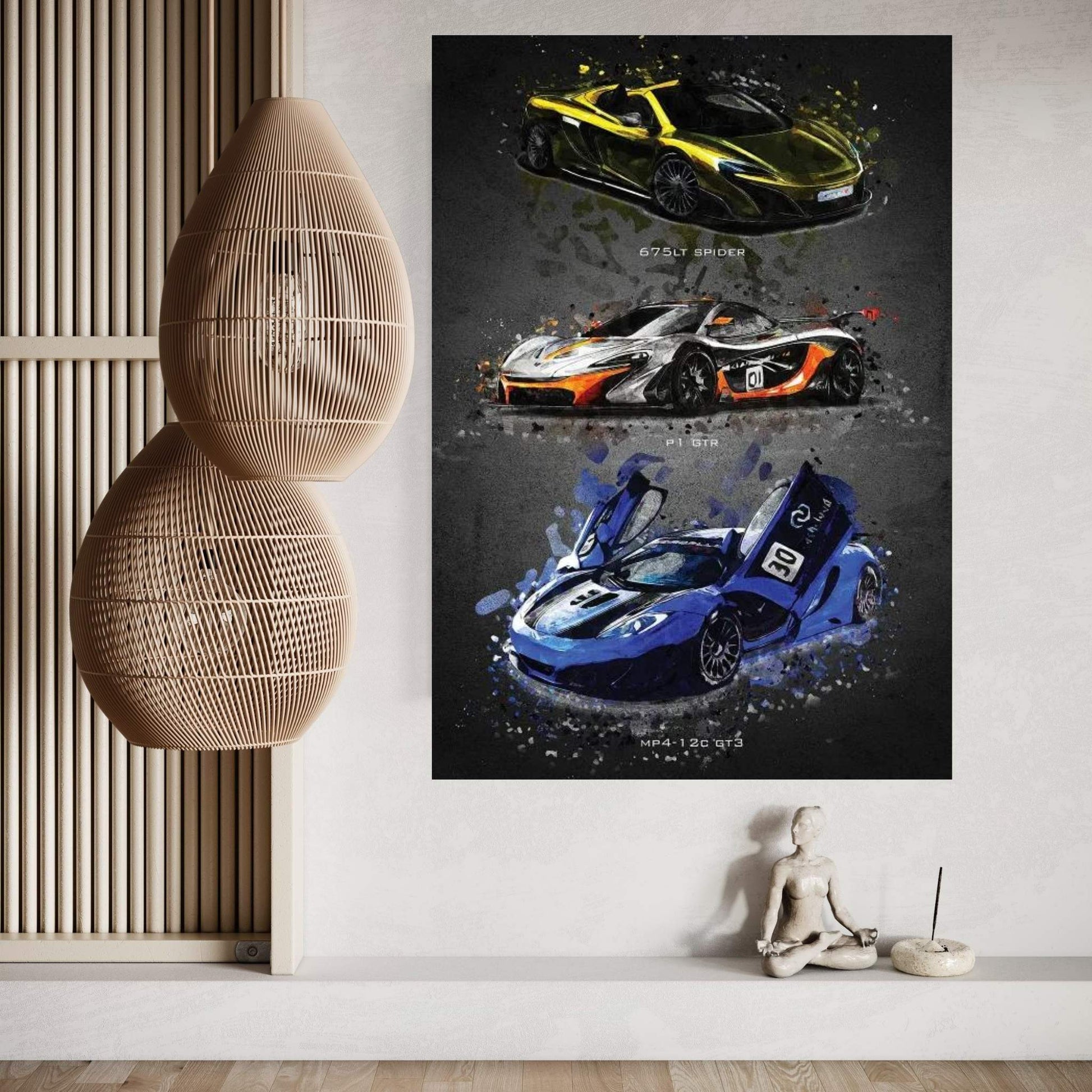 Mclaren2 Canvas Wall Art - Y Canvas