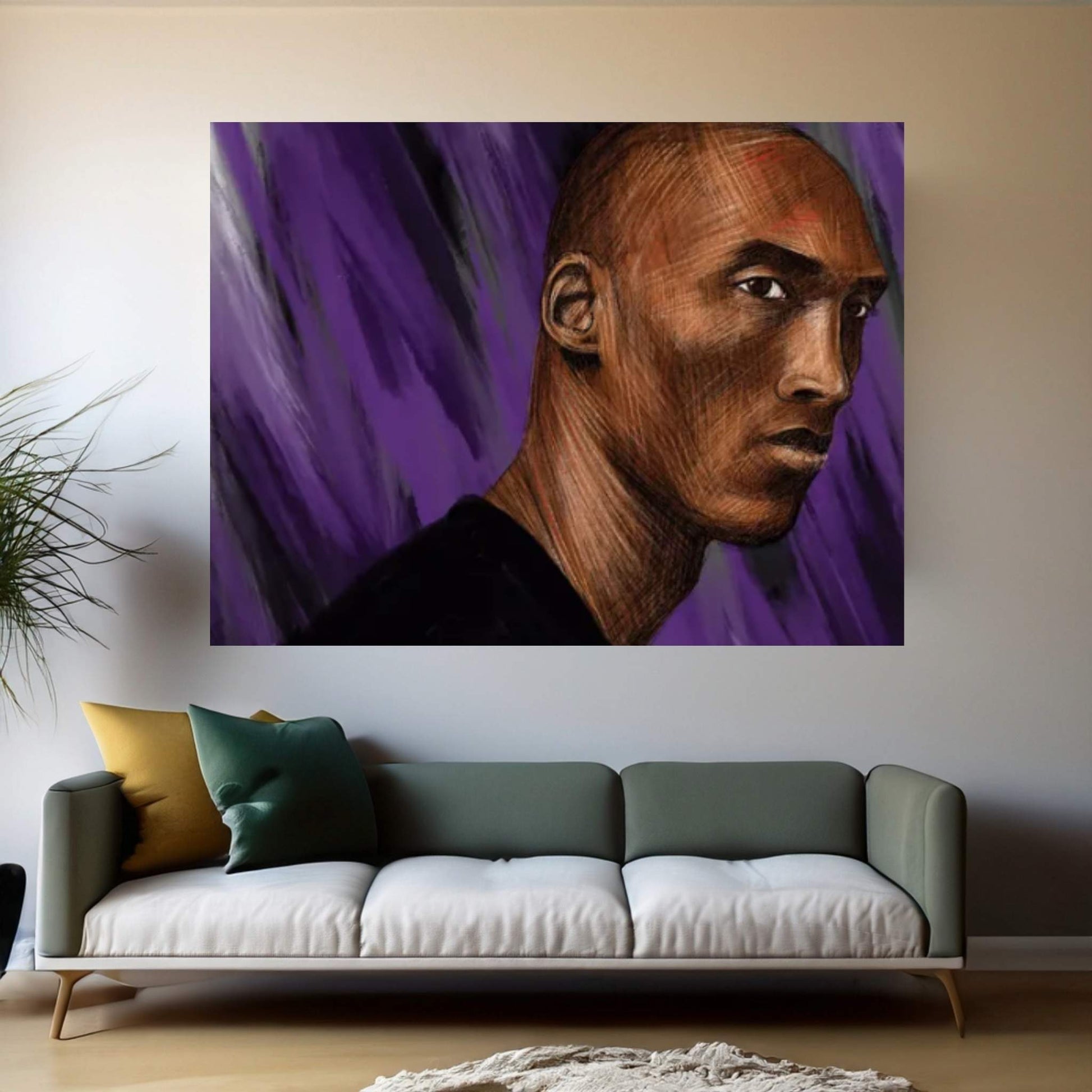 Kobe Bryant Canvas Wall Art - Y Canvas