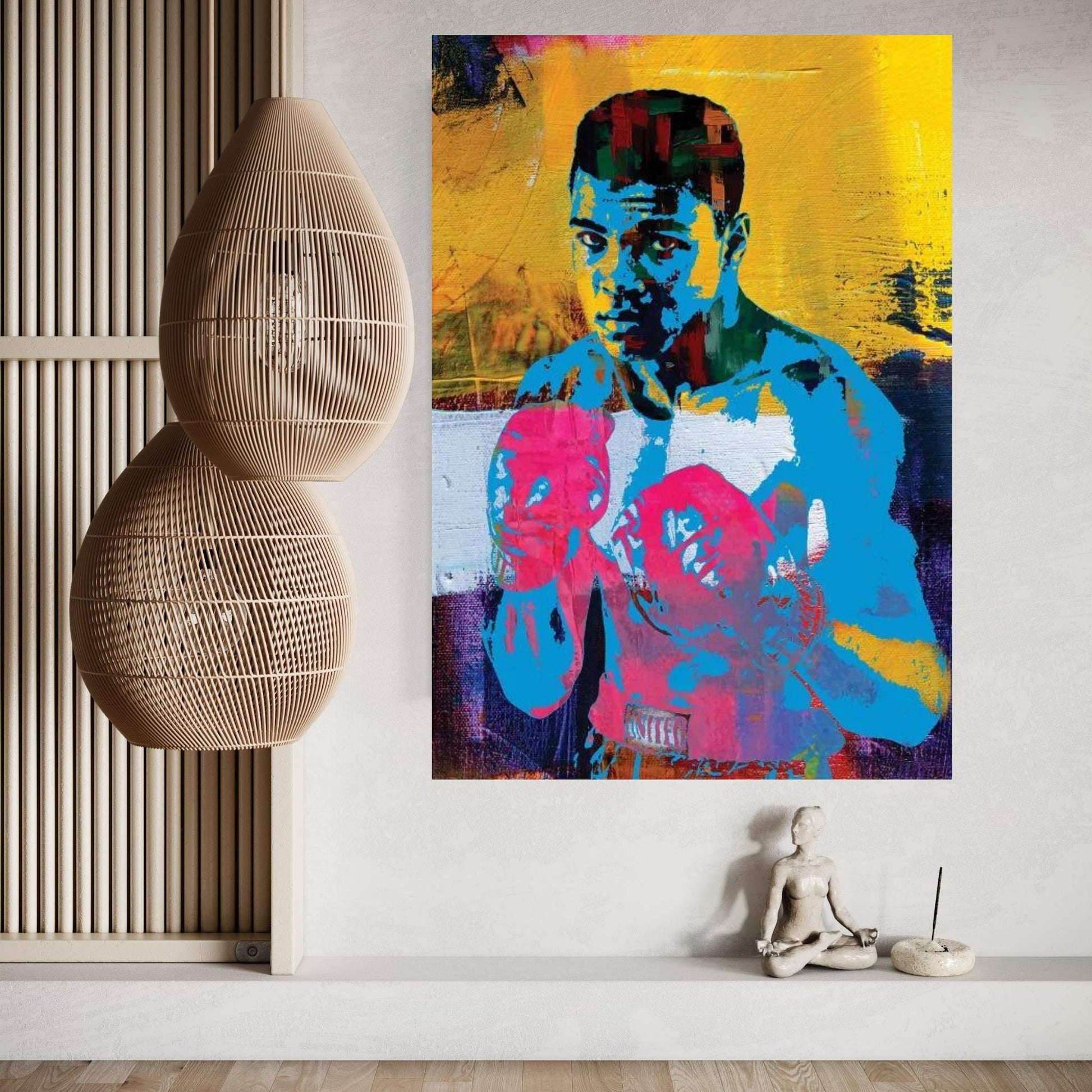Mohammad Ali Canvas Wall Art - Y Canvas
